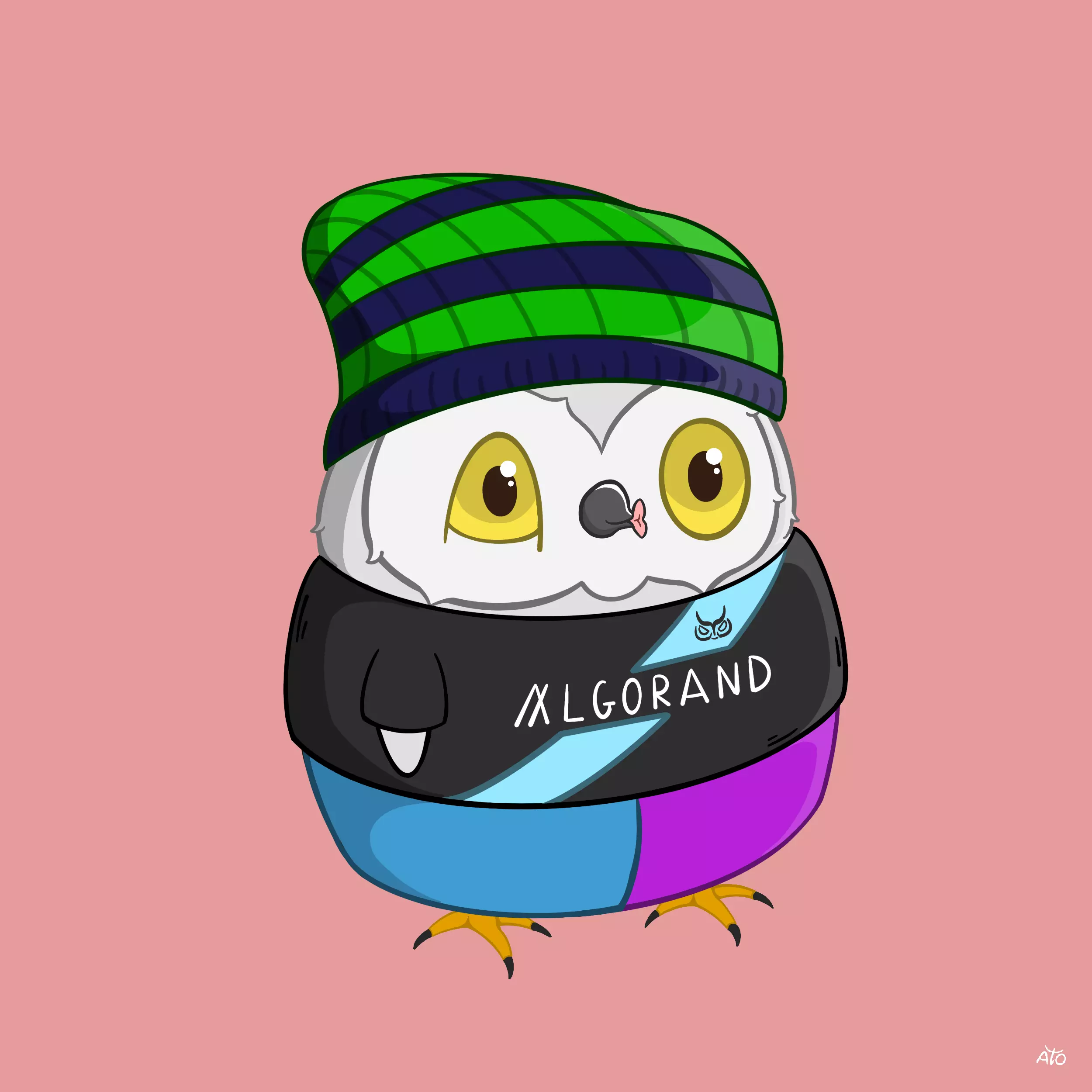 Baby Hoot Group #4708 NFT on Algorand