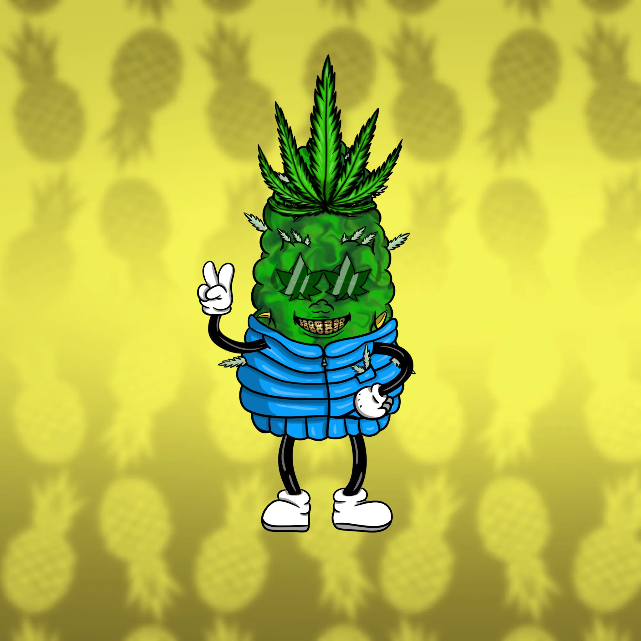 Blazing Budz #394 NFT on Algorand