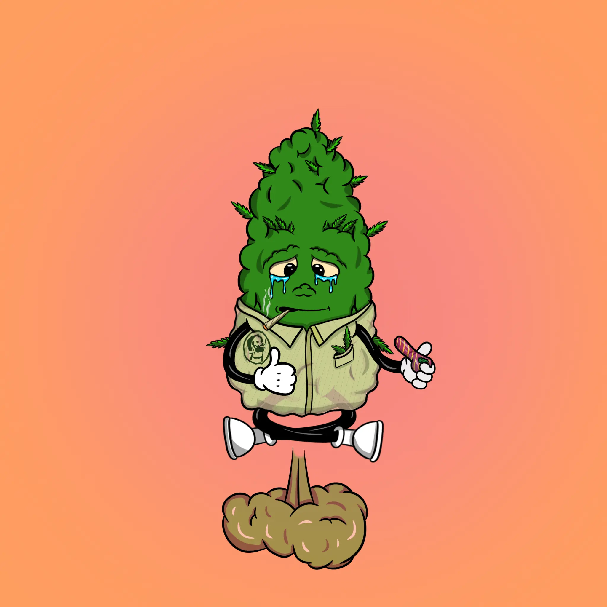 Blazing Budz #208 NFT on Algorand