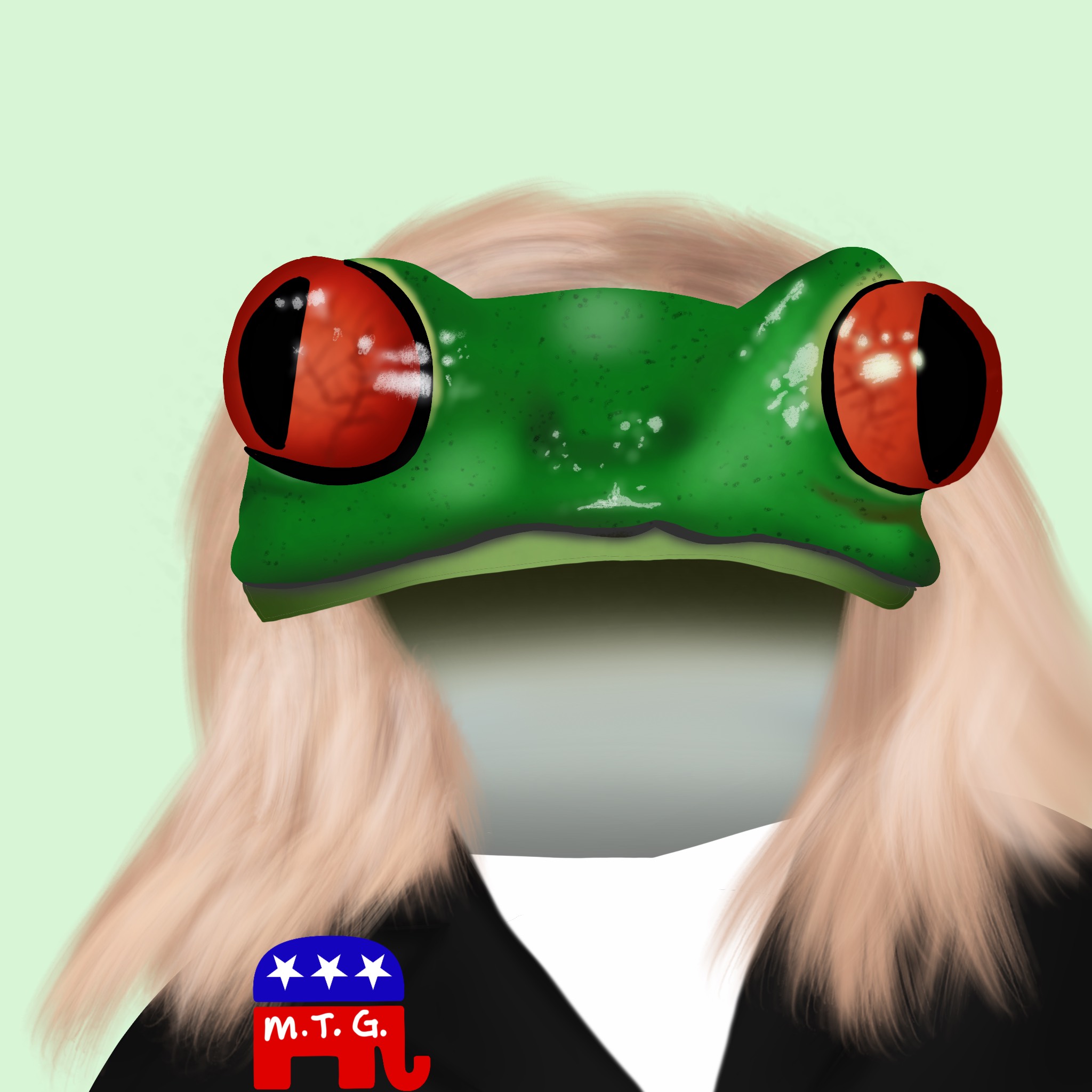 FroggyPersonality MarjorieGreene NFT on Algorand