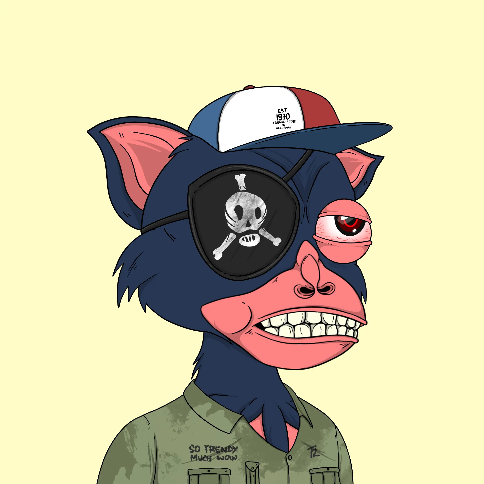 Trendy Tarsier #2650 NFT on Algorand