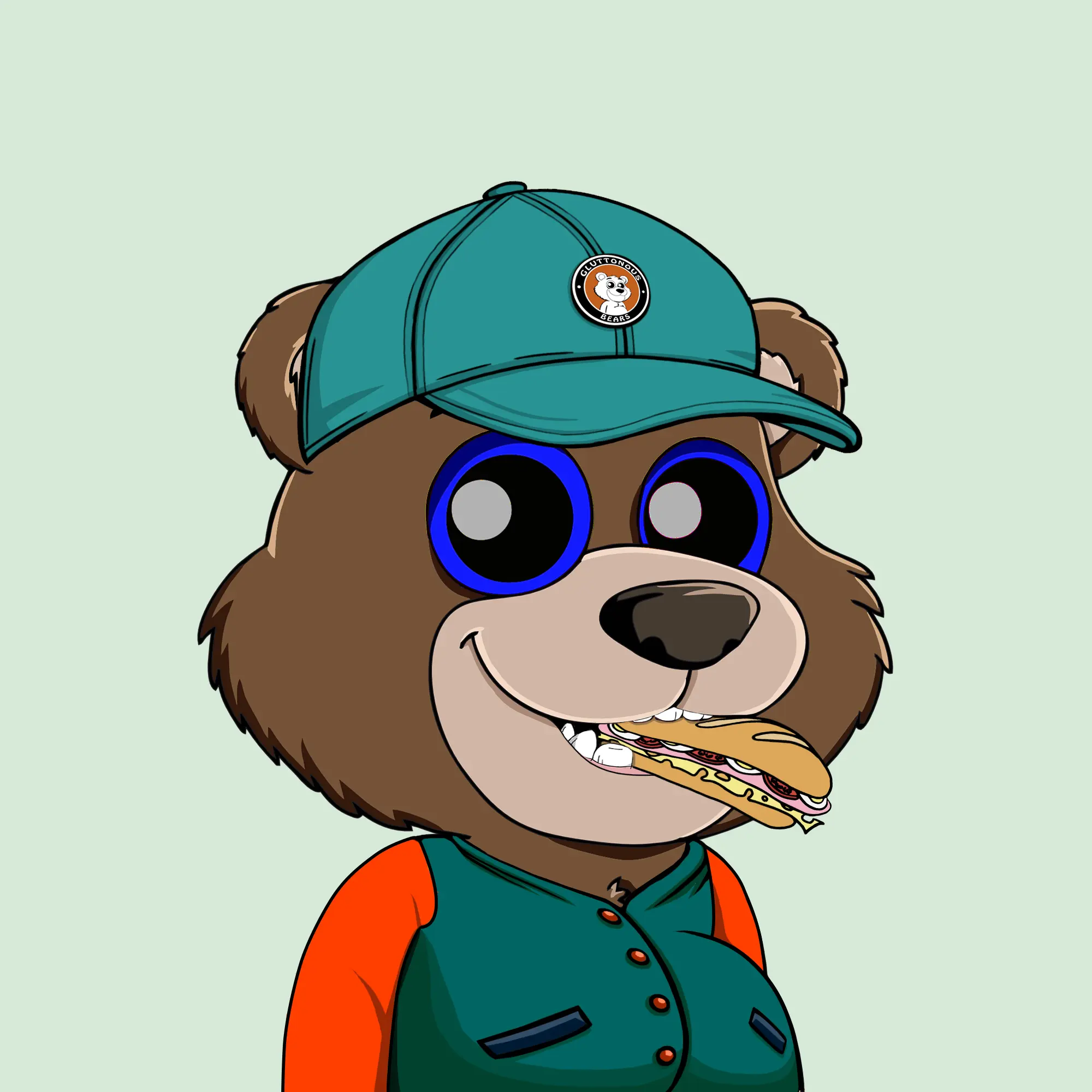 Gluttonous Bears #181 NFT on Algorand