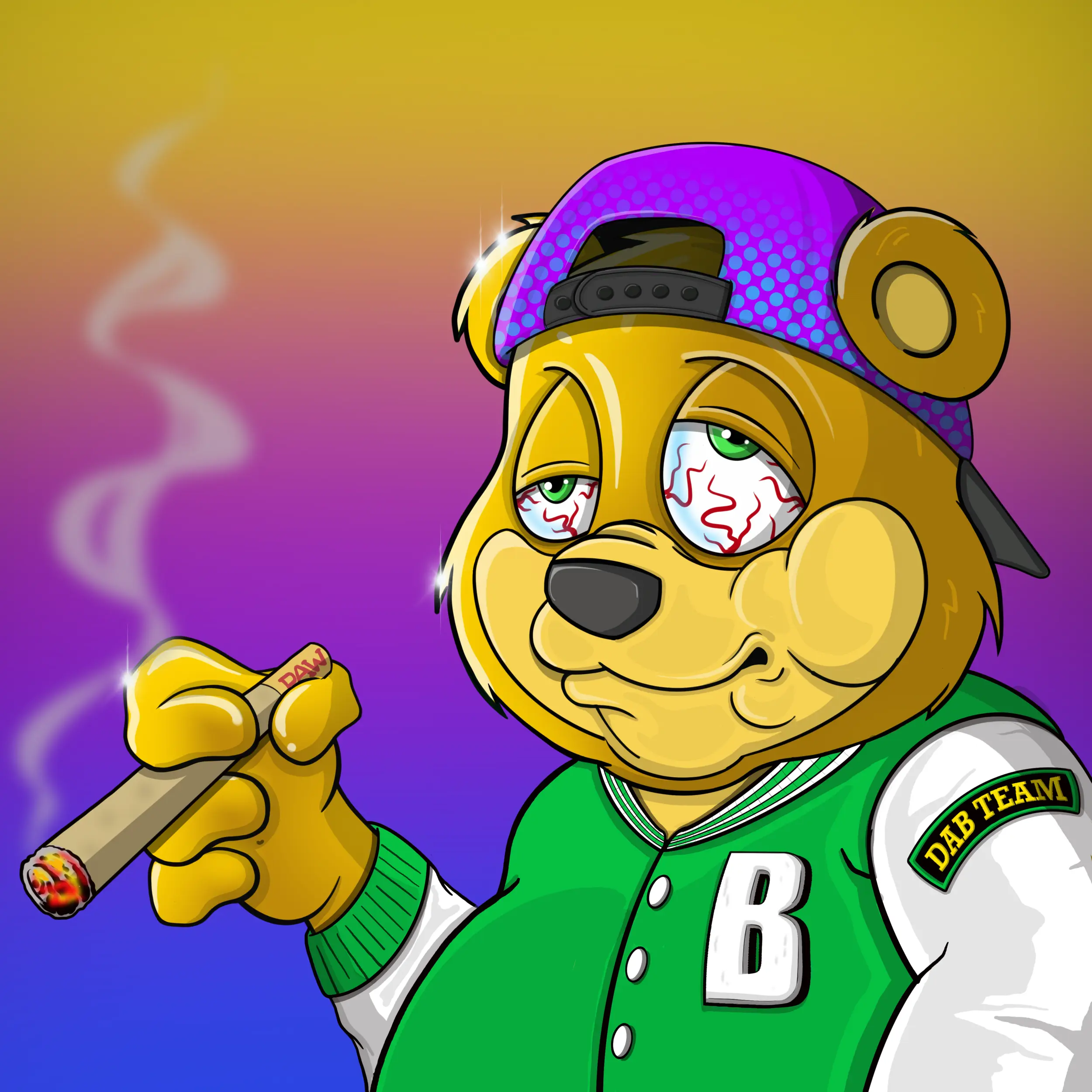 Burnin Bears #317 NFT on Algorand