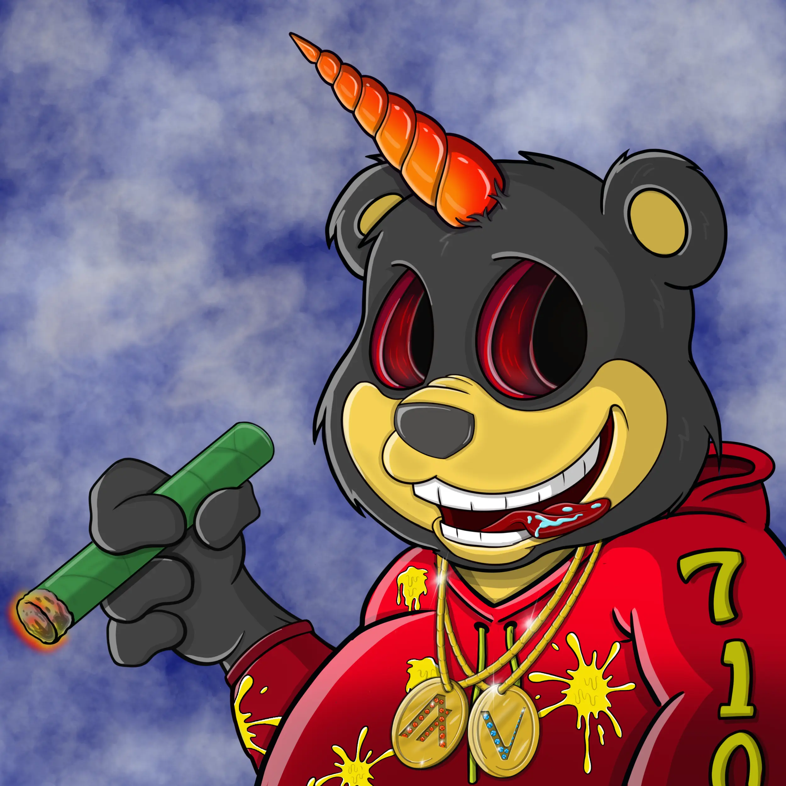 Burnin Bears #649 NFT on Algorand