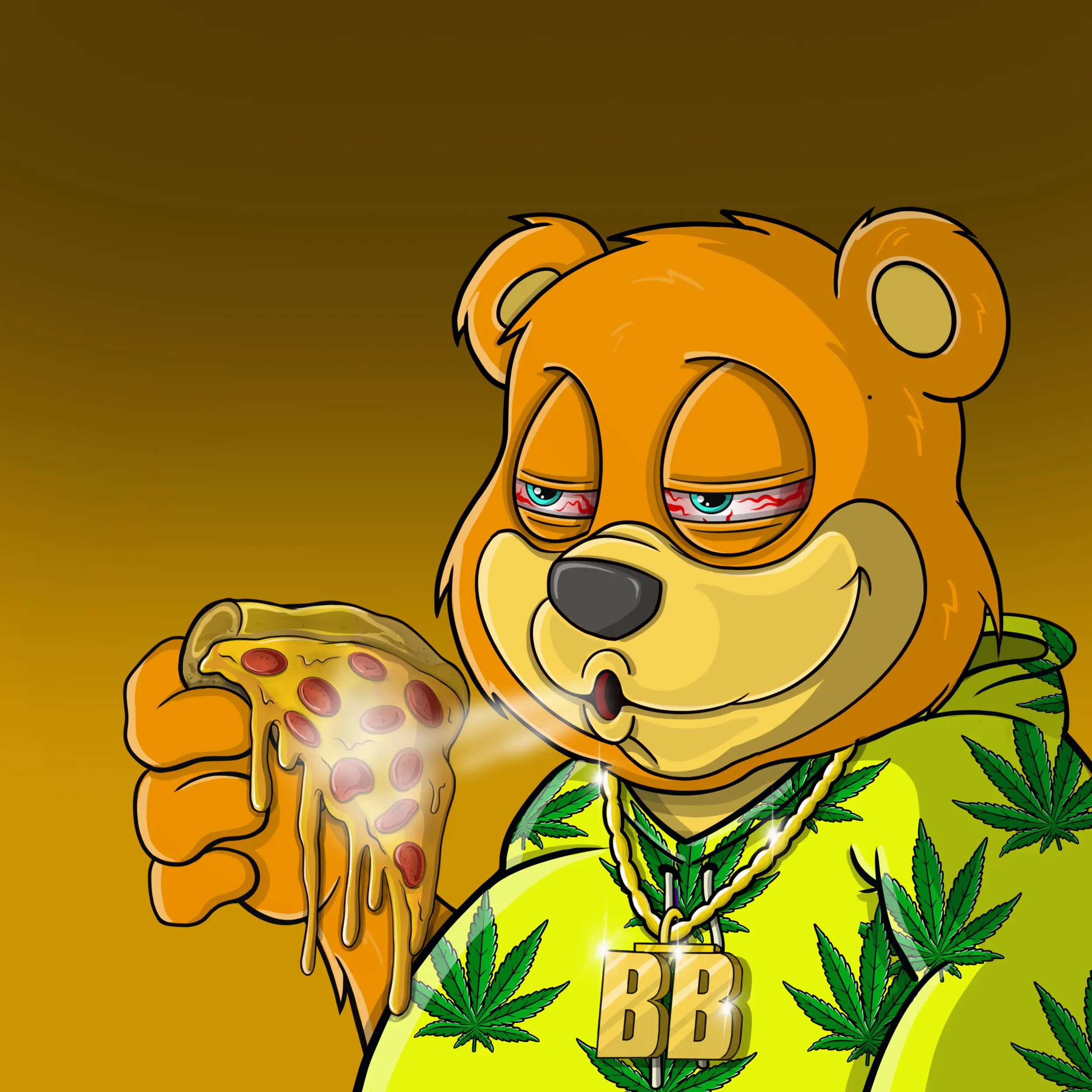 Burnin Bears #300 NFT on Algorand