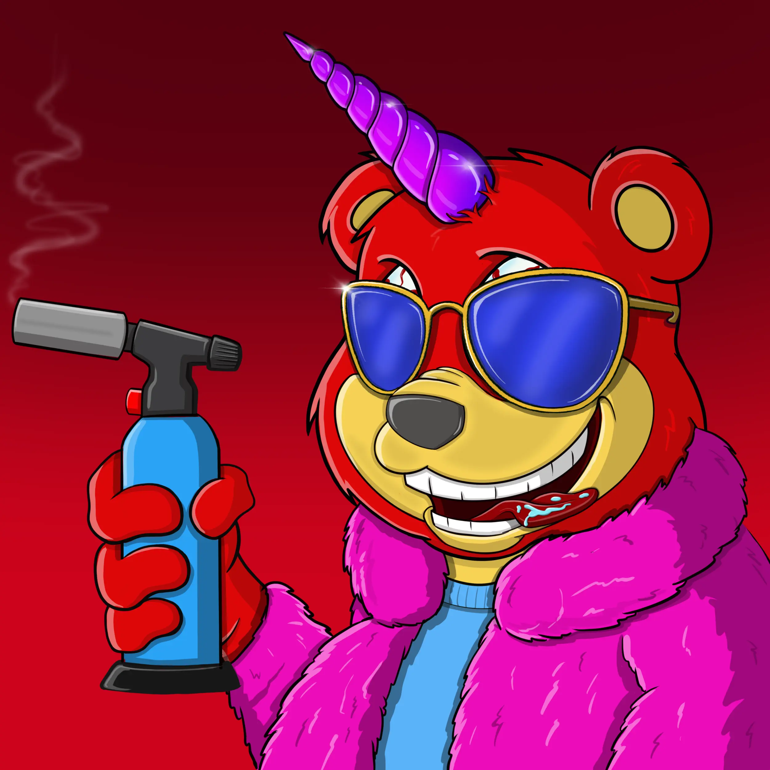 Burnin Bears #1412 NFT on Algorand