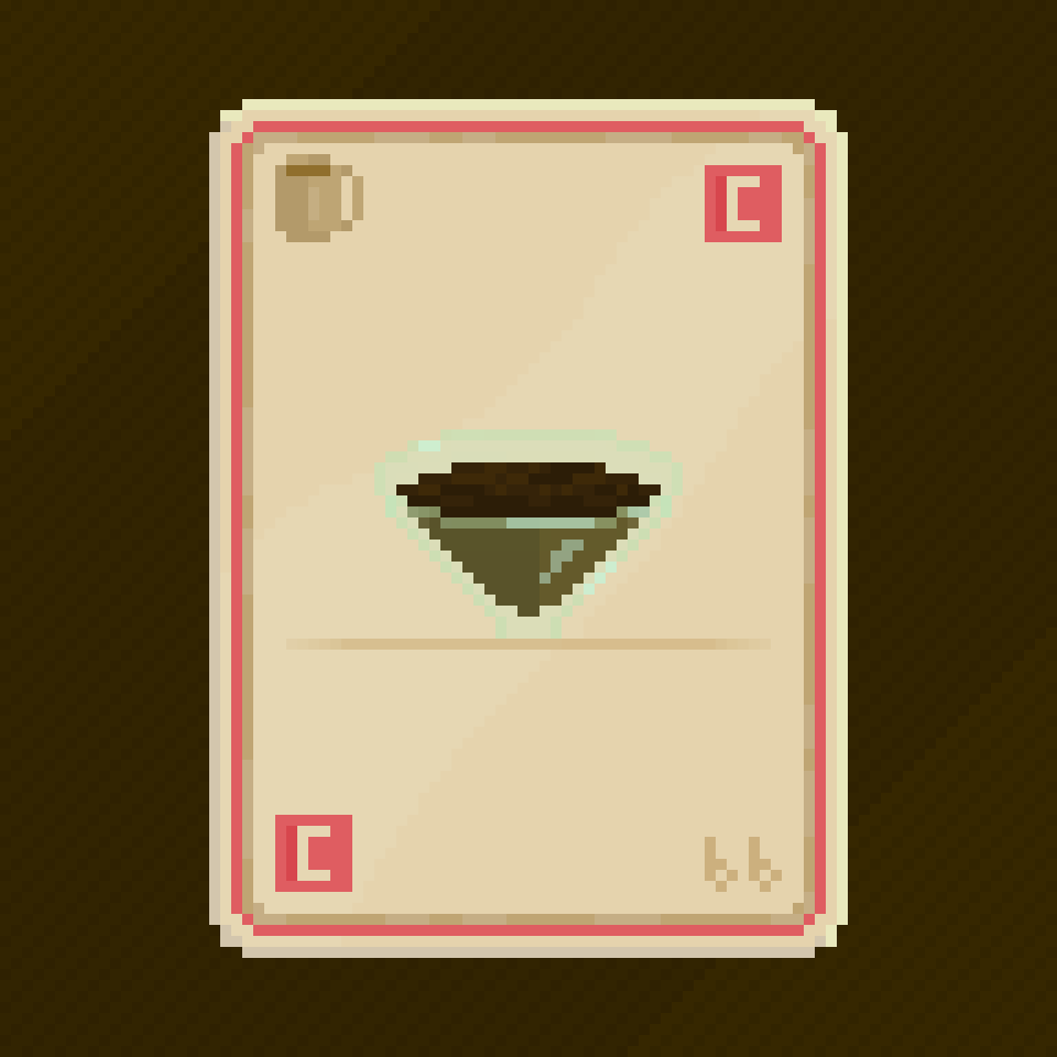 Espresso Cocktail Caffeine Card icon