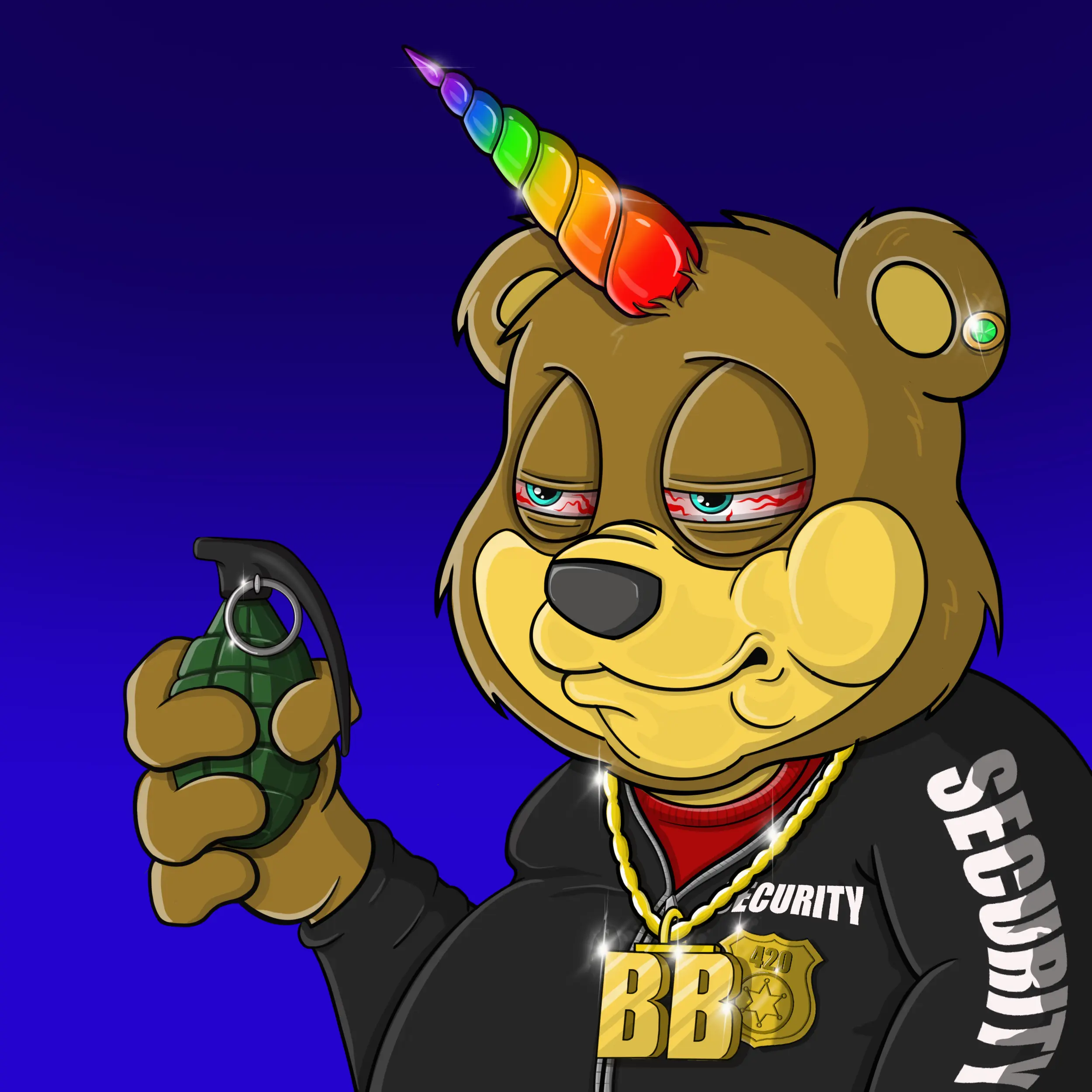 Burnin Bears #1120 NFT on Algorand