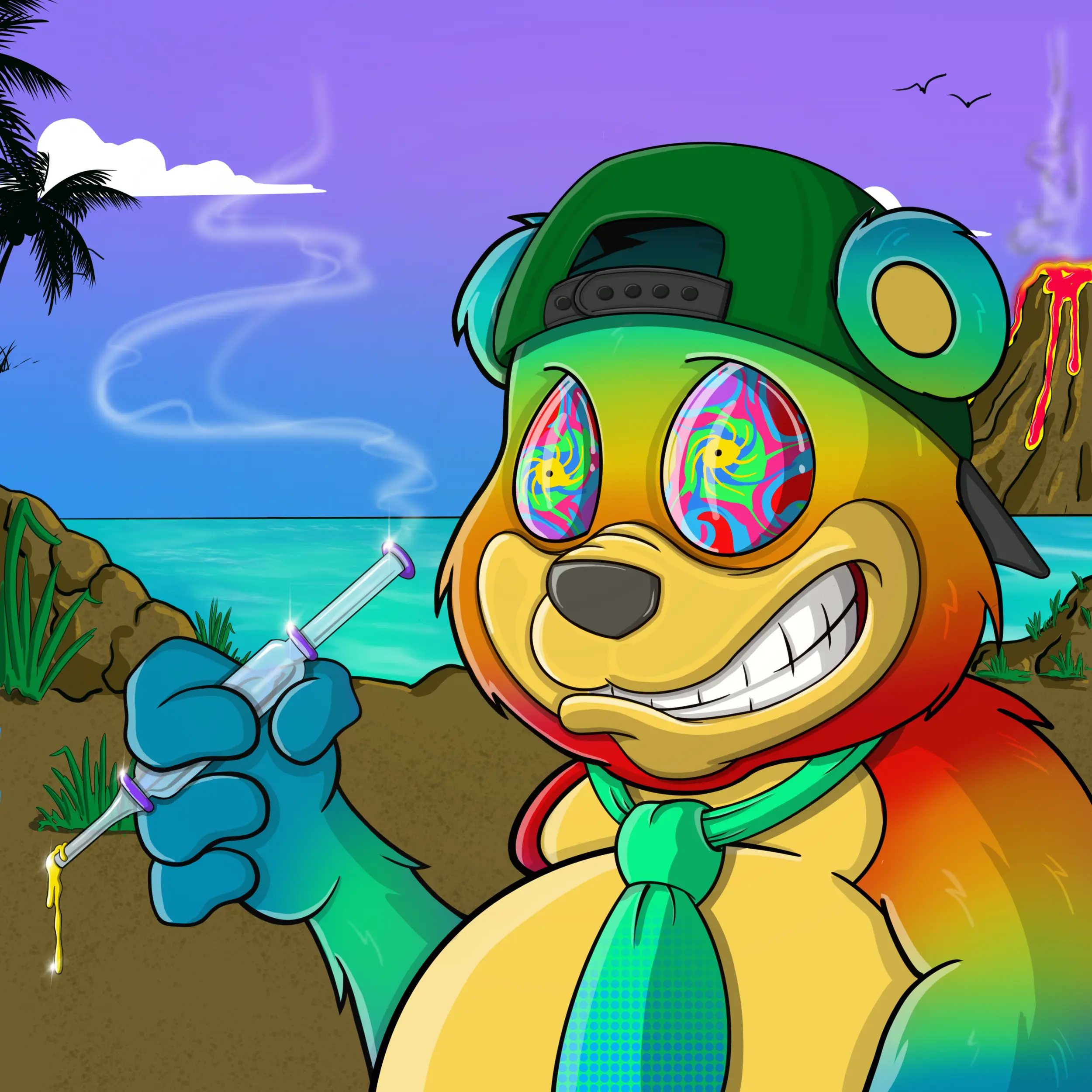 Burnin Bears #818 NFT on Algorand