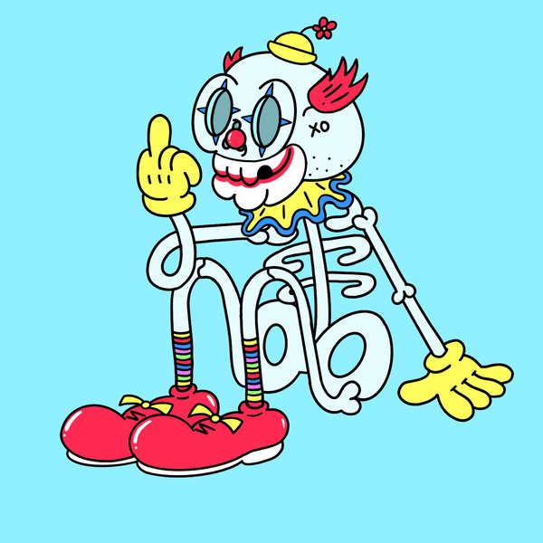 An image of Clown Skully #013