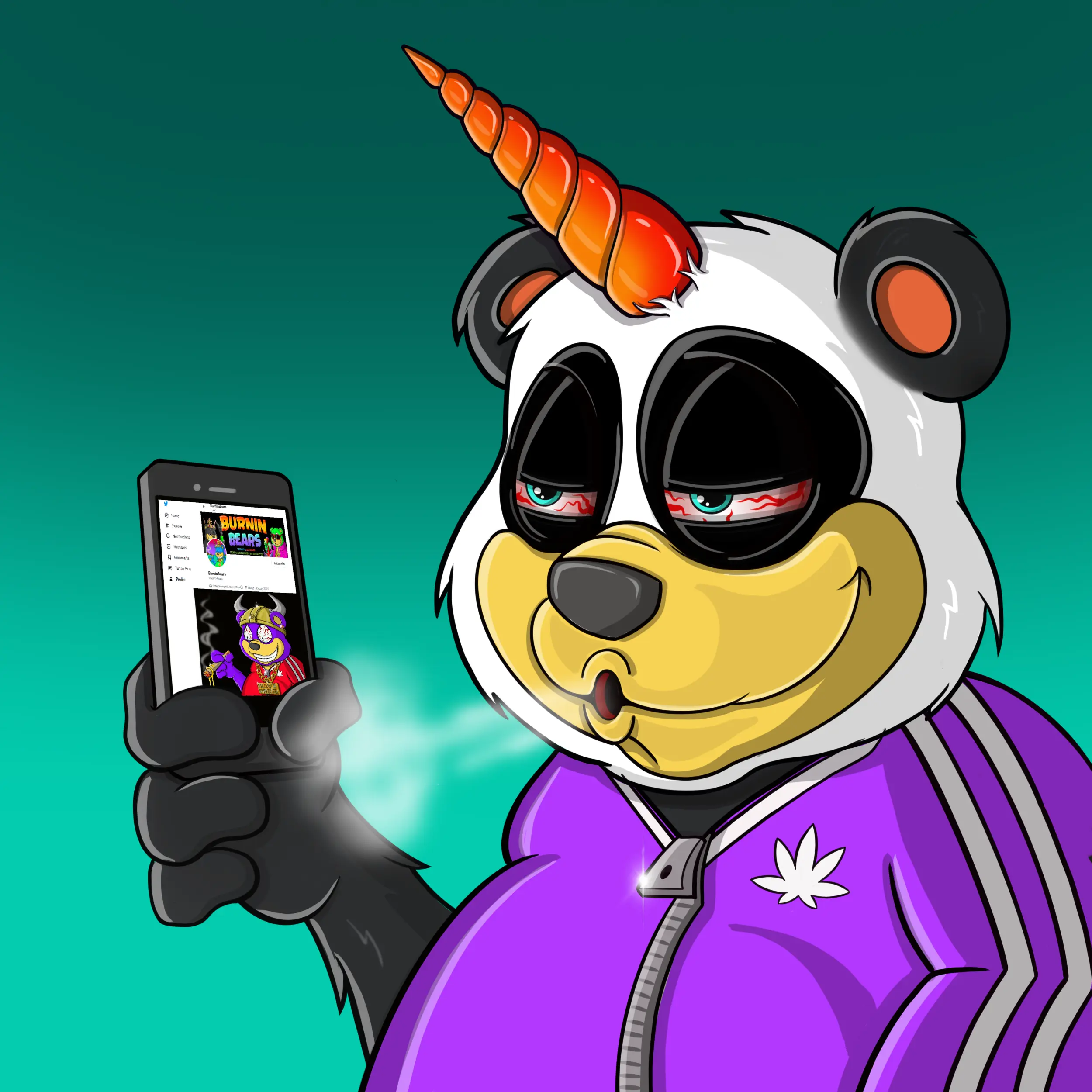 Burnin Bears #542 NFT on Algorand