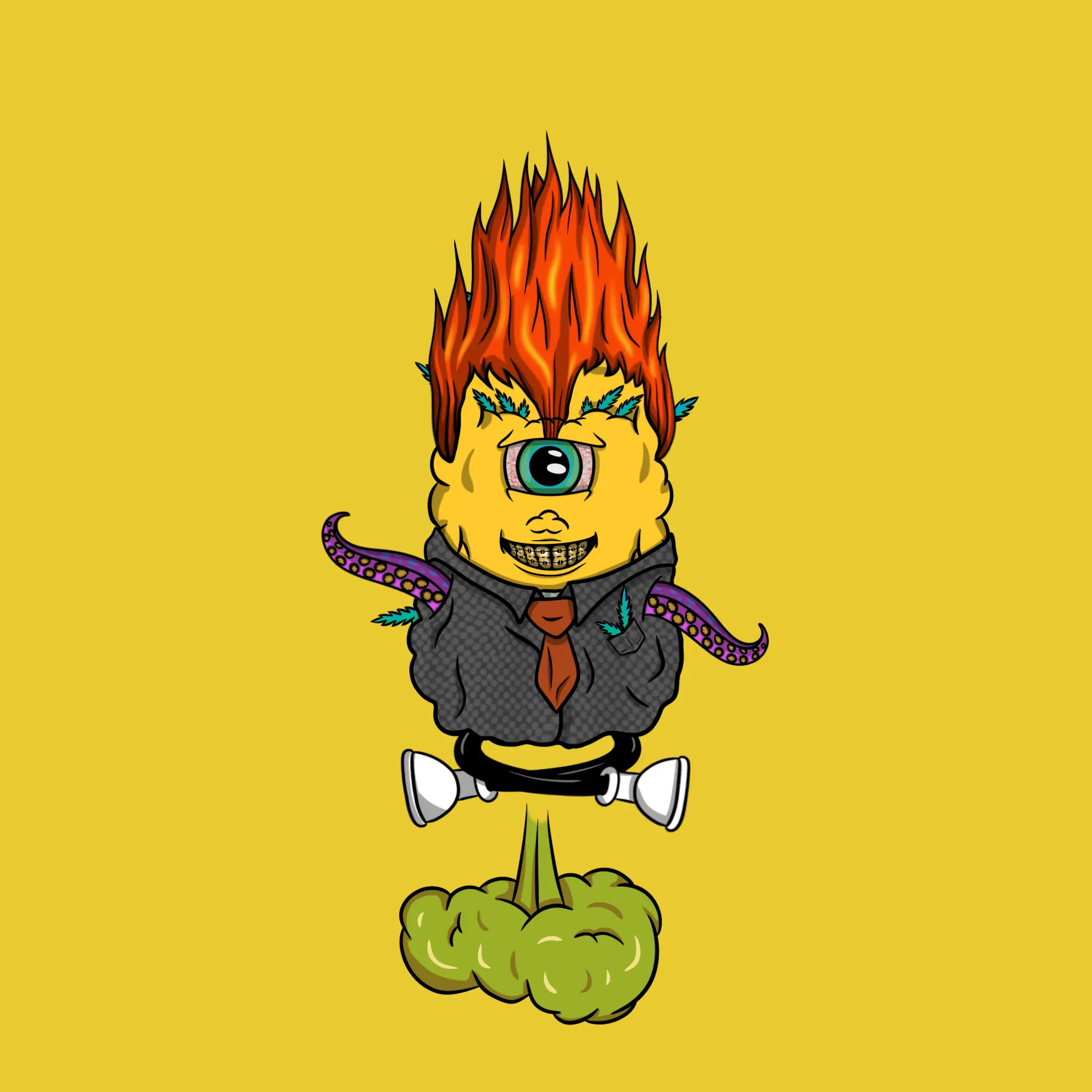 Blazing Budz #406 NFT on Algorand