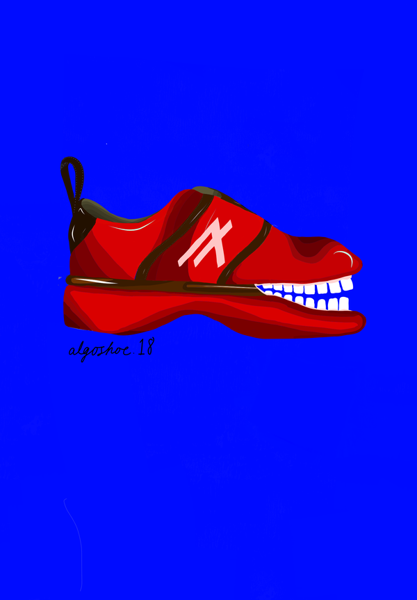 An image of AlgoShoe18 Exotic Red Teeth