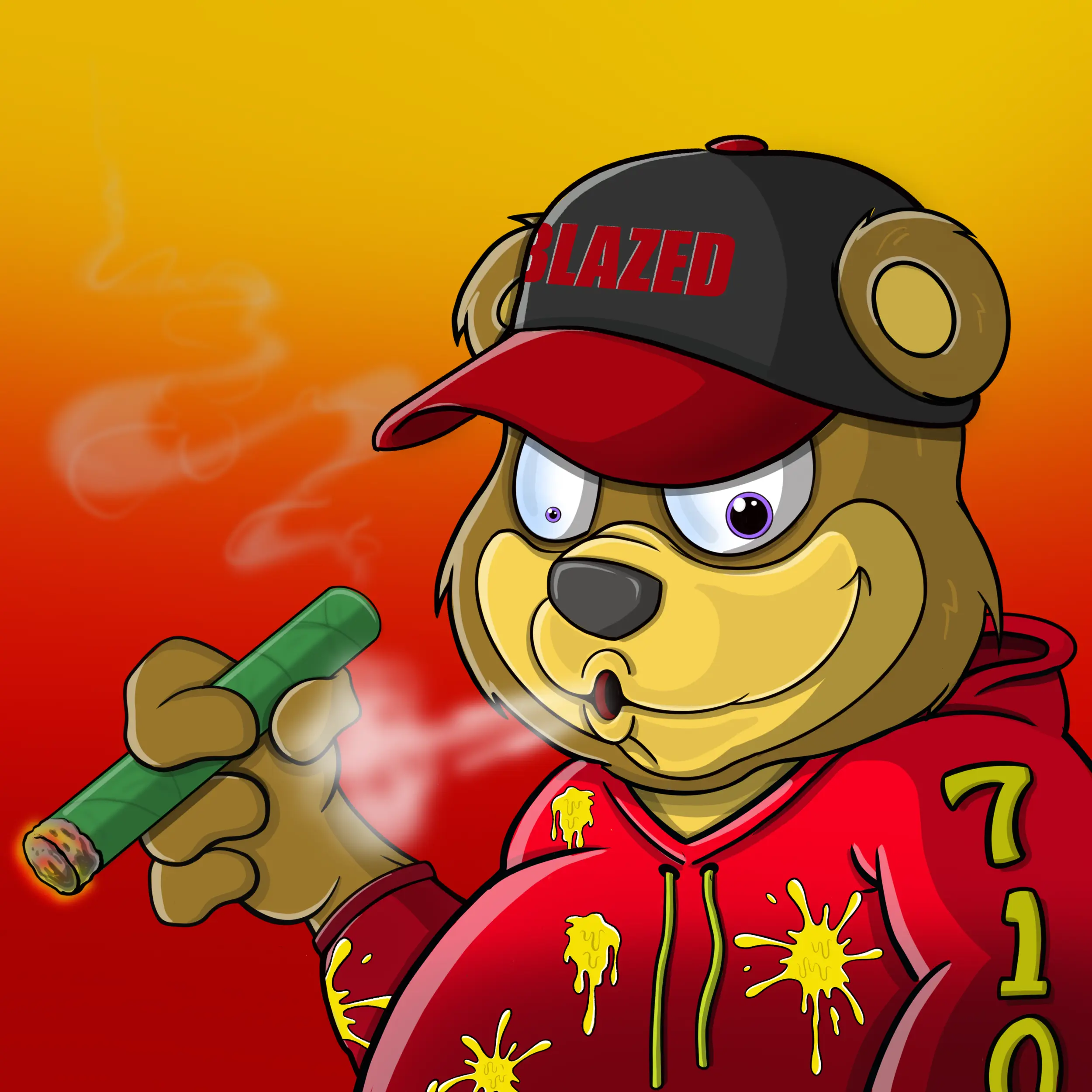 Burnin Bears #1390 NFT on Algorand
