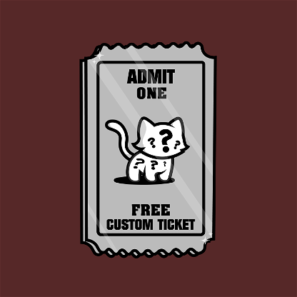 Custom Mitten ticket