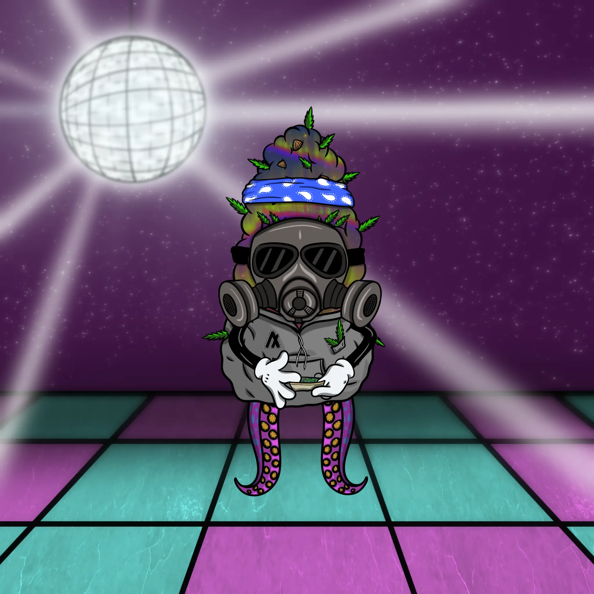 Blazing Budz #444 NFT on Algorand