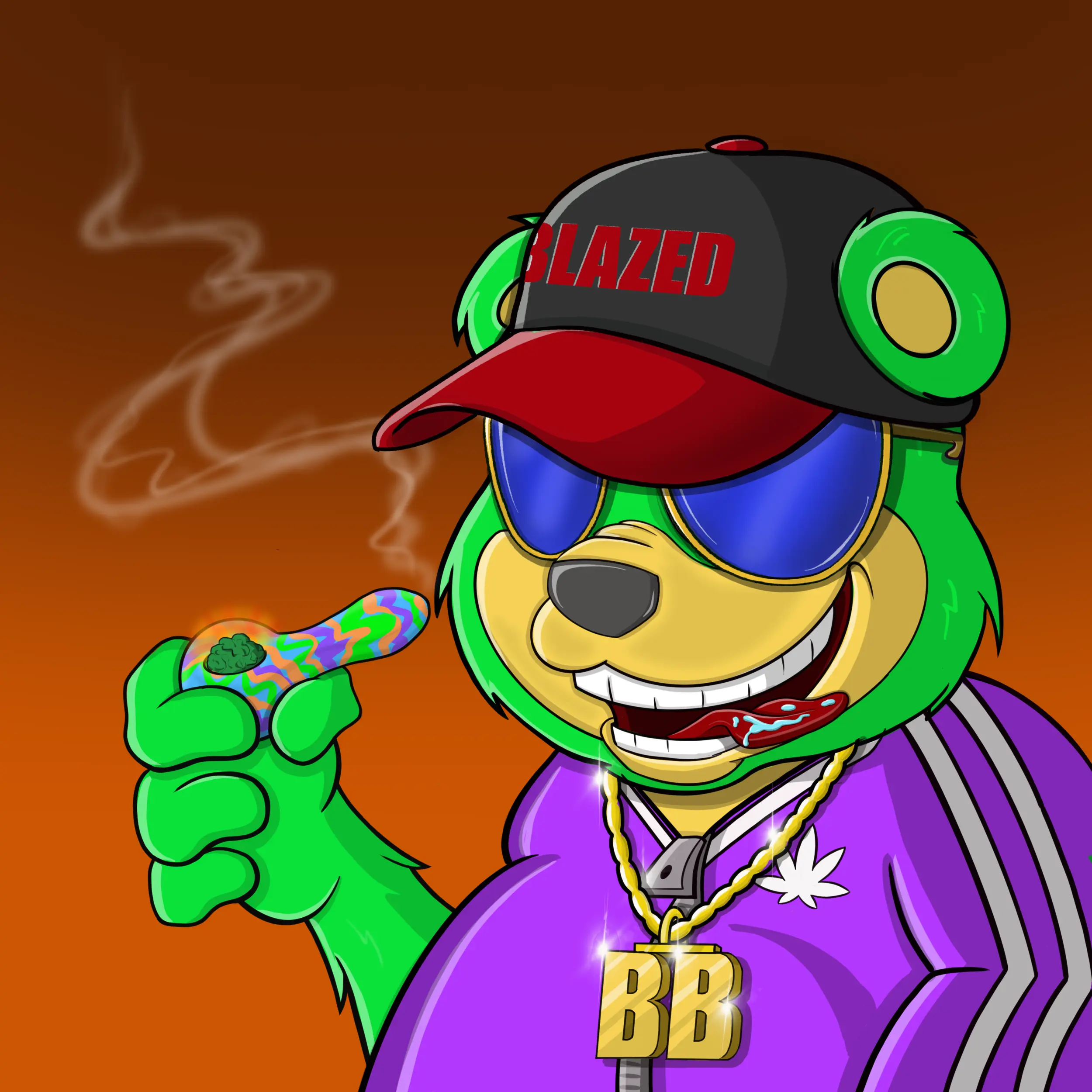 Burnin Bears #1814 NFT on Algorand