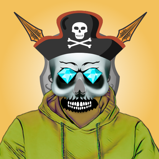 Skull Humanoid #07 NFT on Algorand