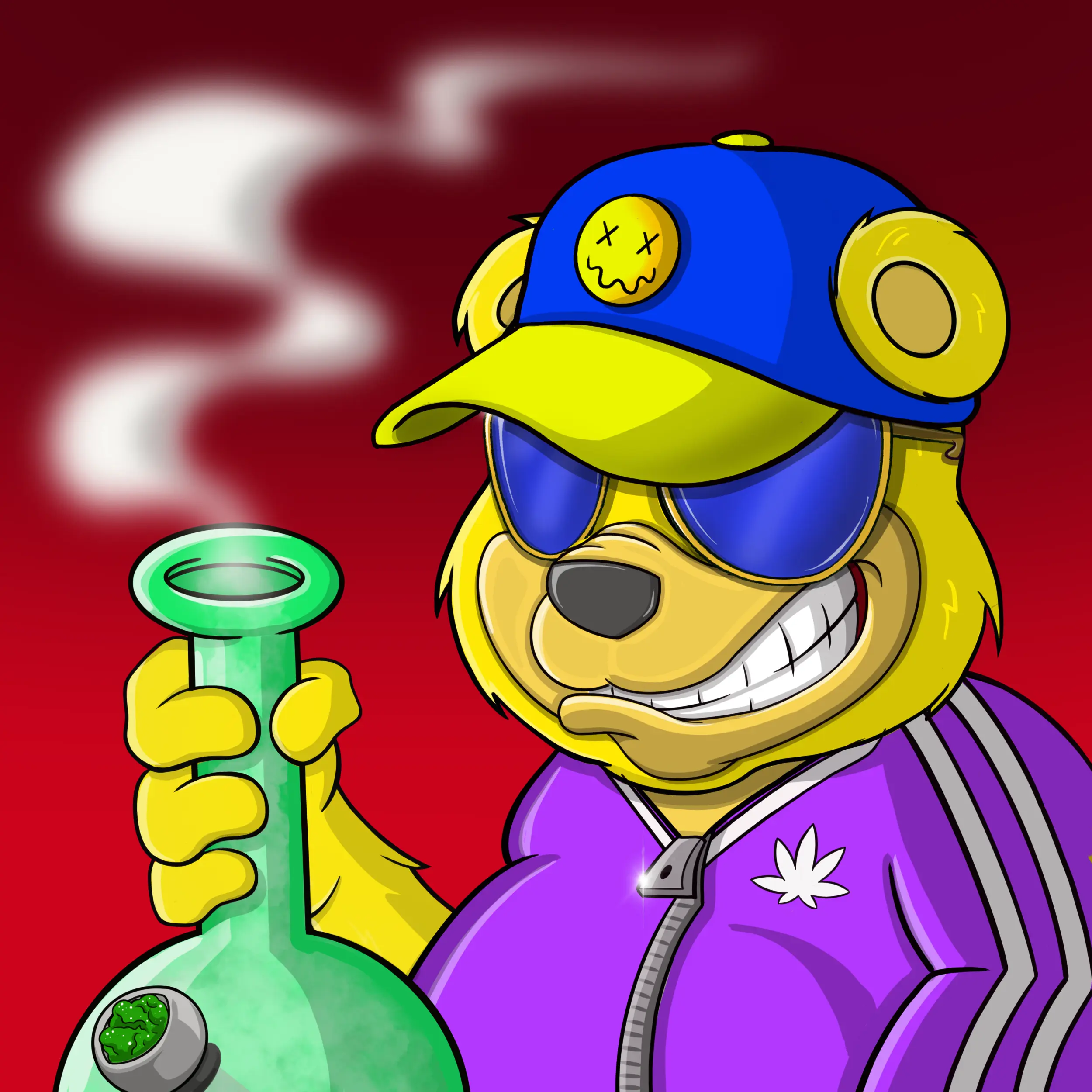 Burnin Bears #1521 NFT on Algorand
