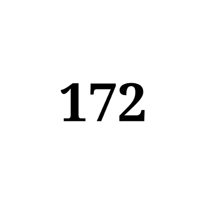 Number 172