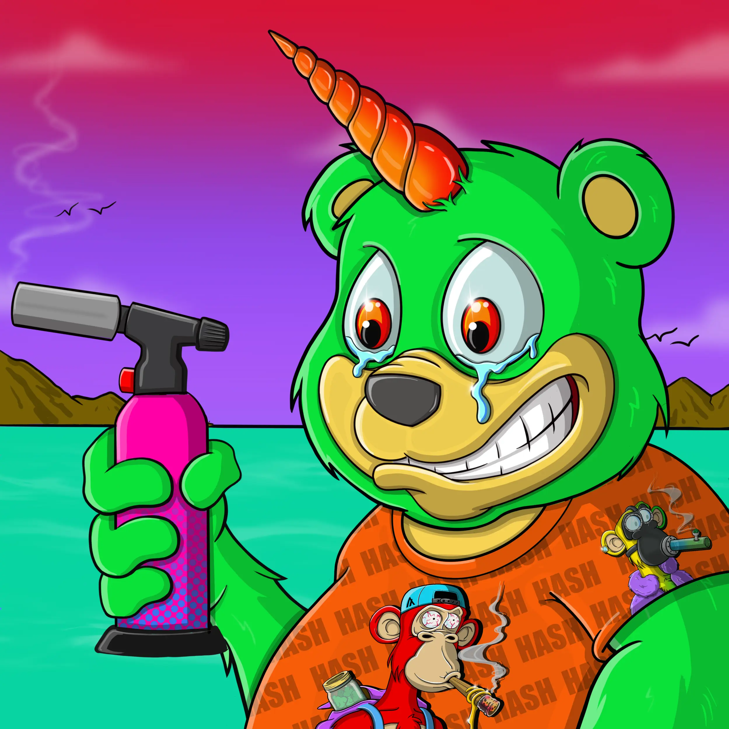 Burnin Bears #1780 NFT on Algorand