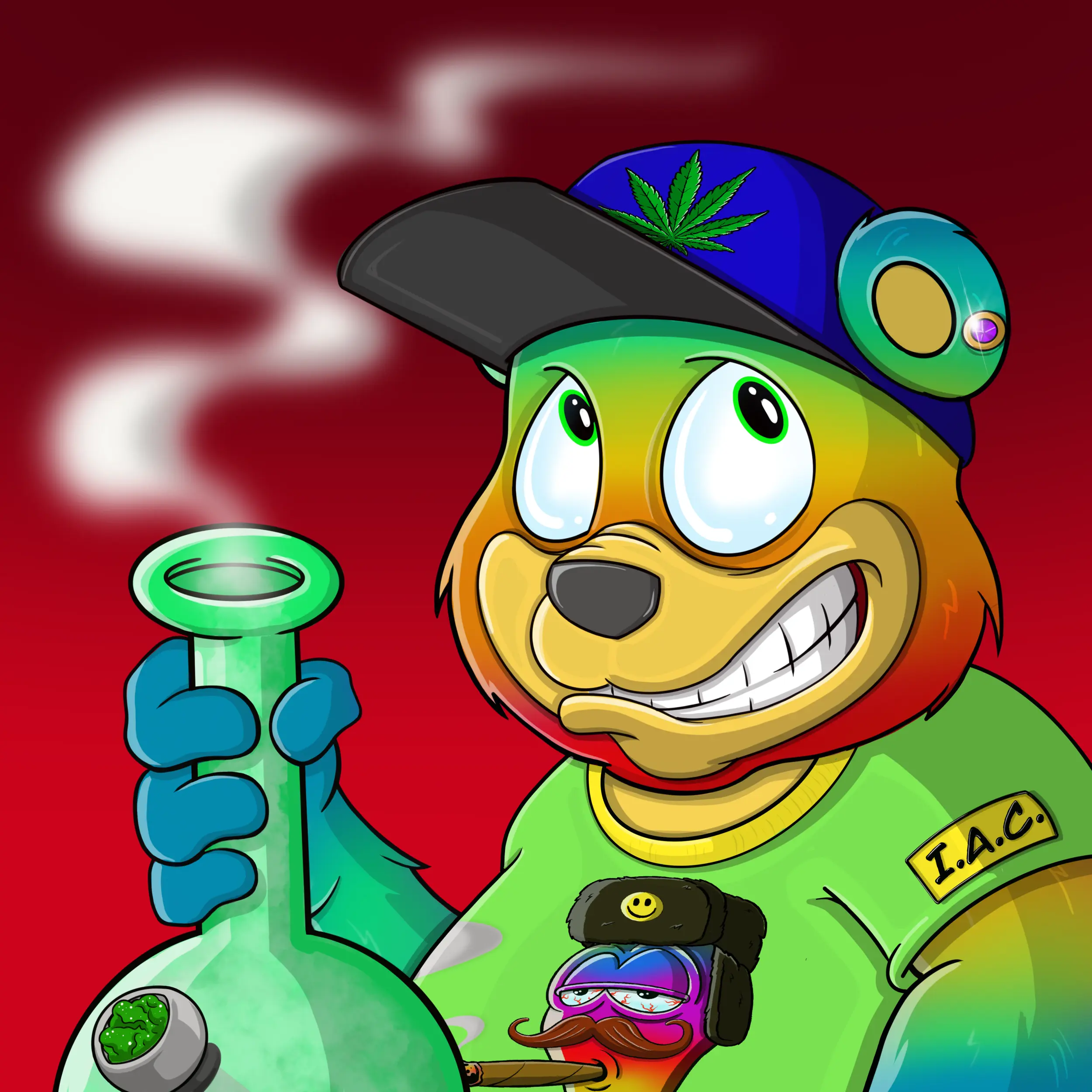 Burnin Bears #841 NFT on Algorand