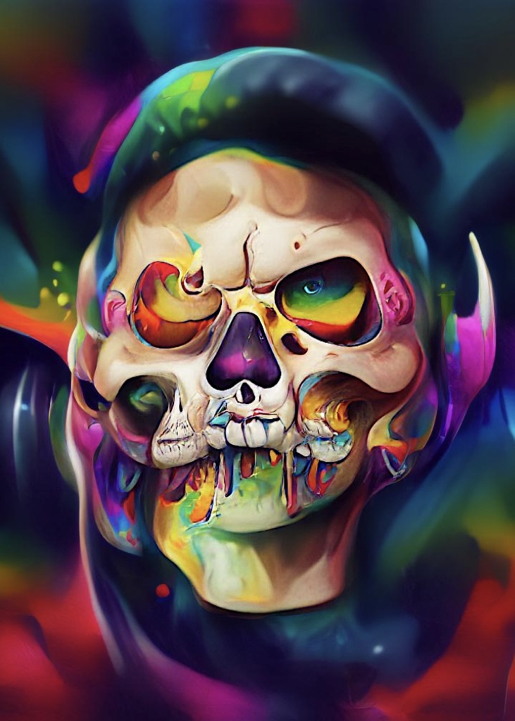 Psycho Skulls  142 NFT on Algorand