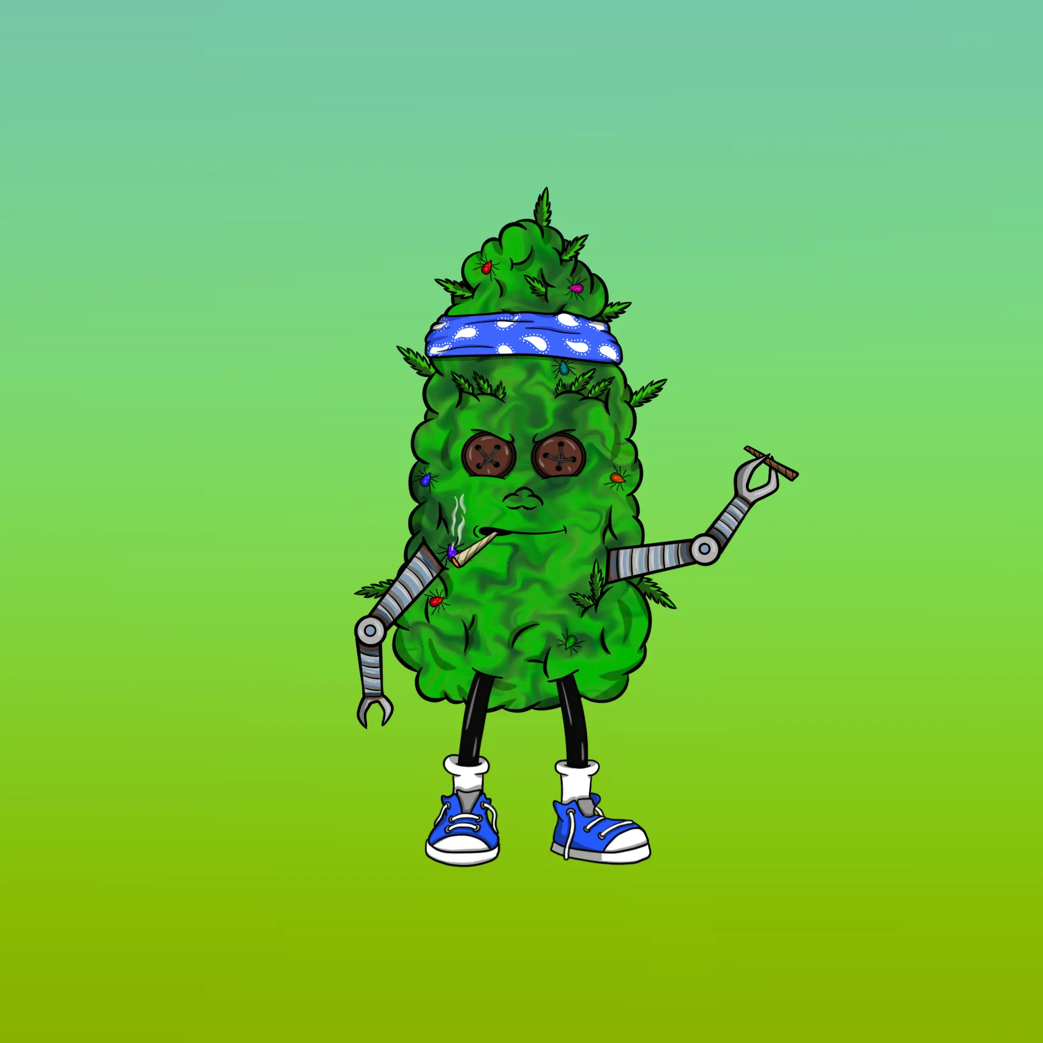 Blazing Budz #136 NFT on Algorand