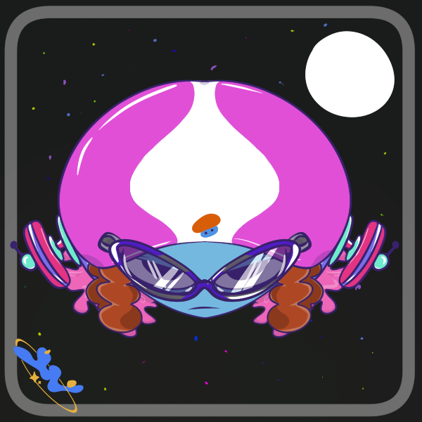 Trippy Head #09 NFT on Algorand