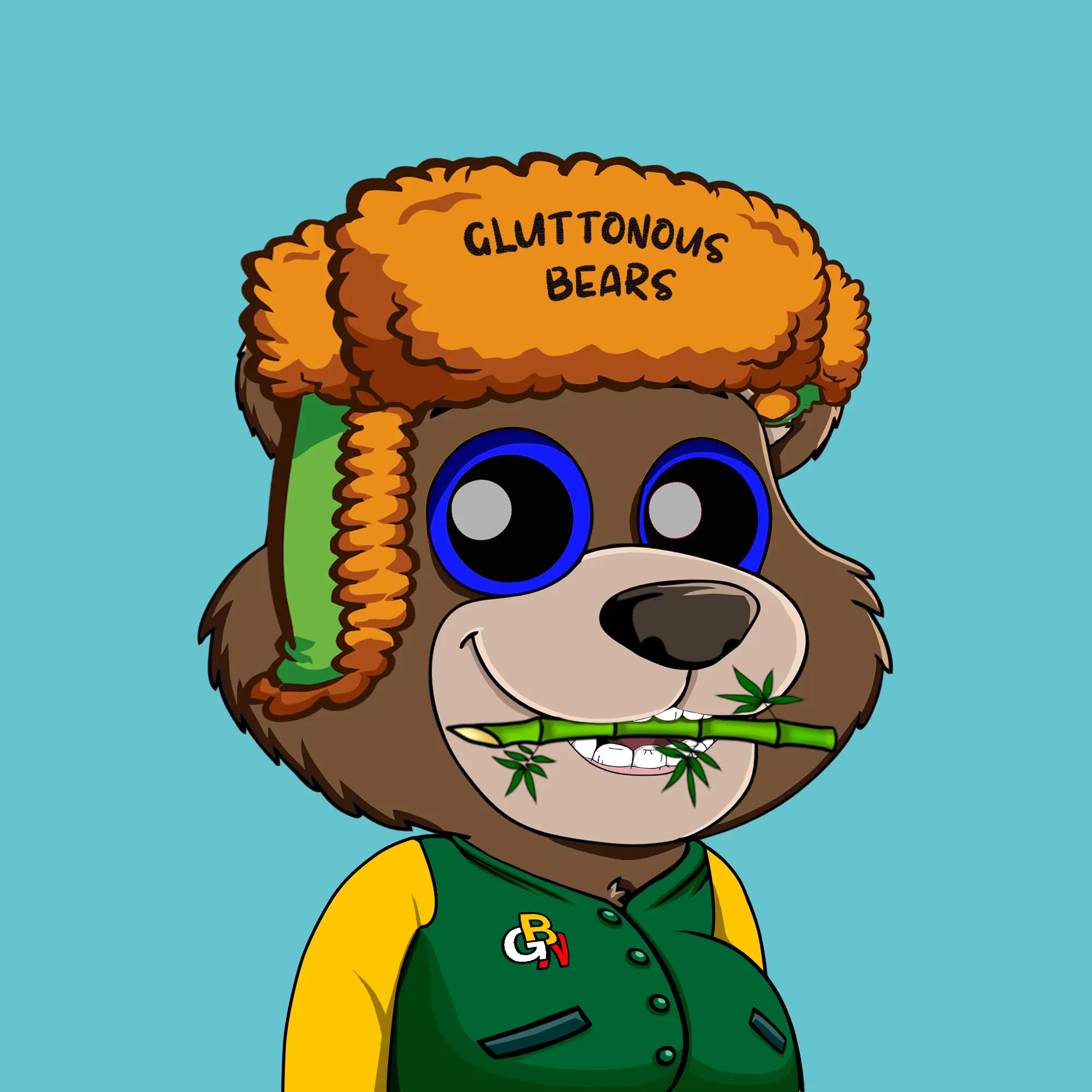 Gluttonous Bears #223 NFT on Algorand