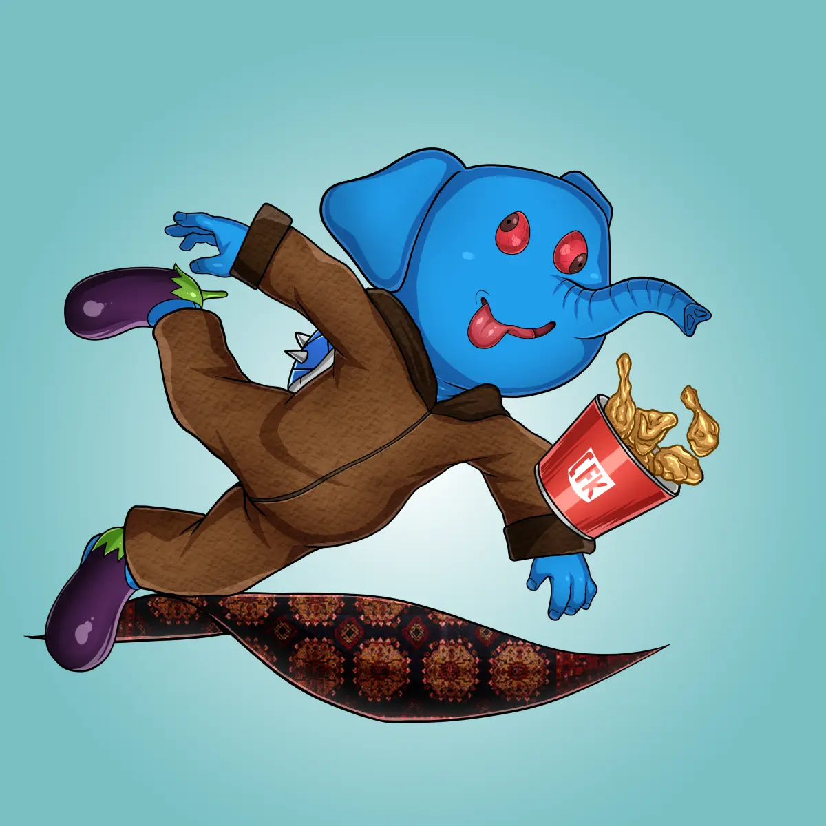 Rug Friends  #2492 NFT on Algorand