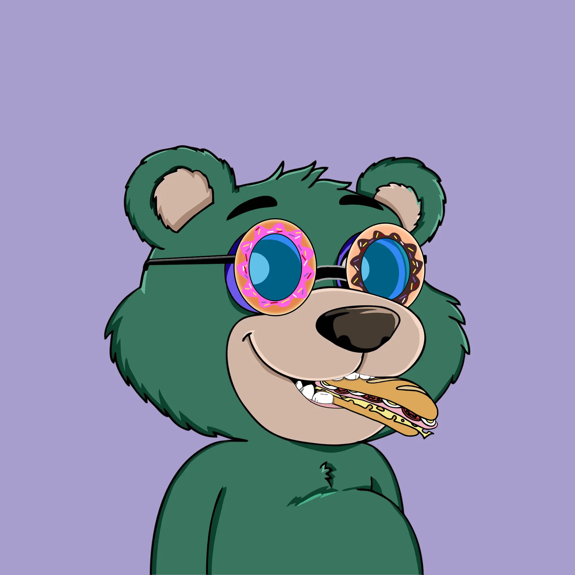 Gluttonous Bears #405 NFT on Algorand