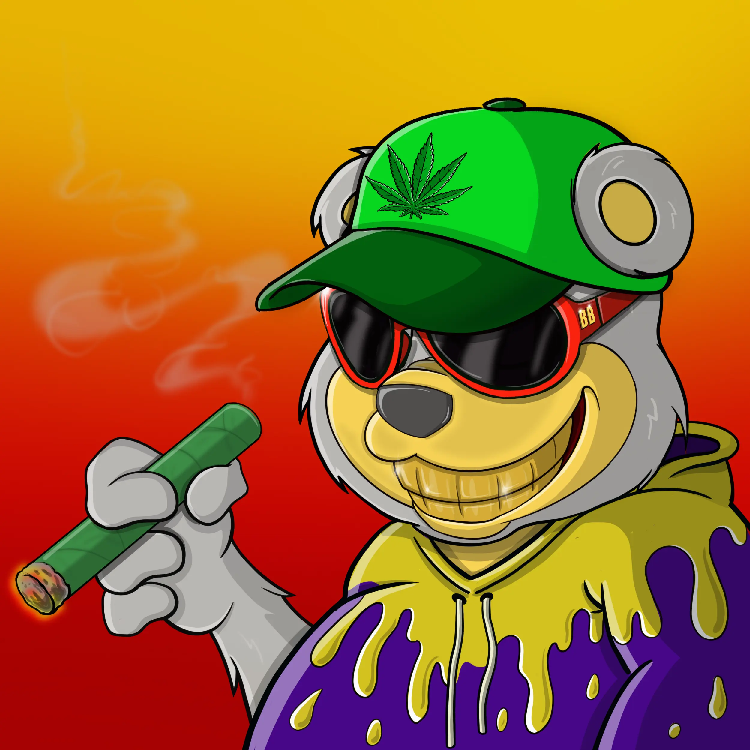 Burnin Bears #1947 NFT on Algorand