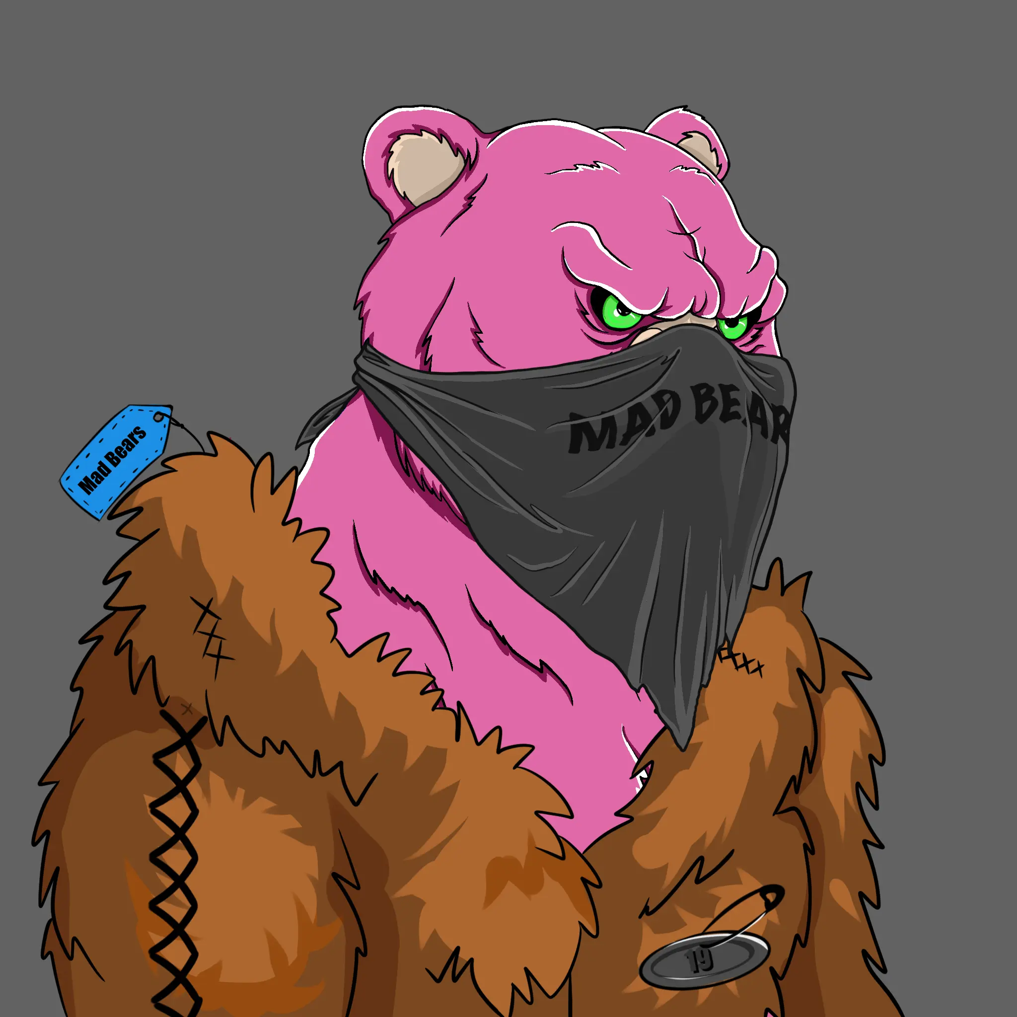 Mad Bears #2223 NFT on Algorand
