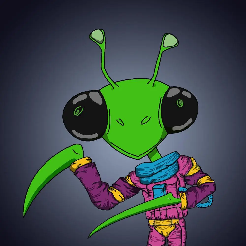 Mystical Mantis #24 NFT on Algorand