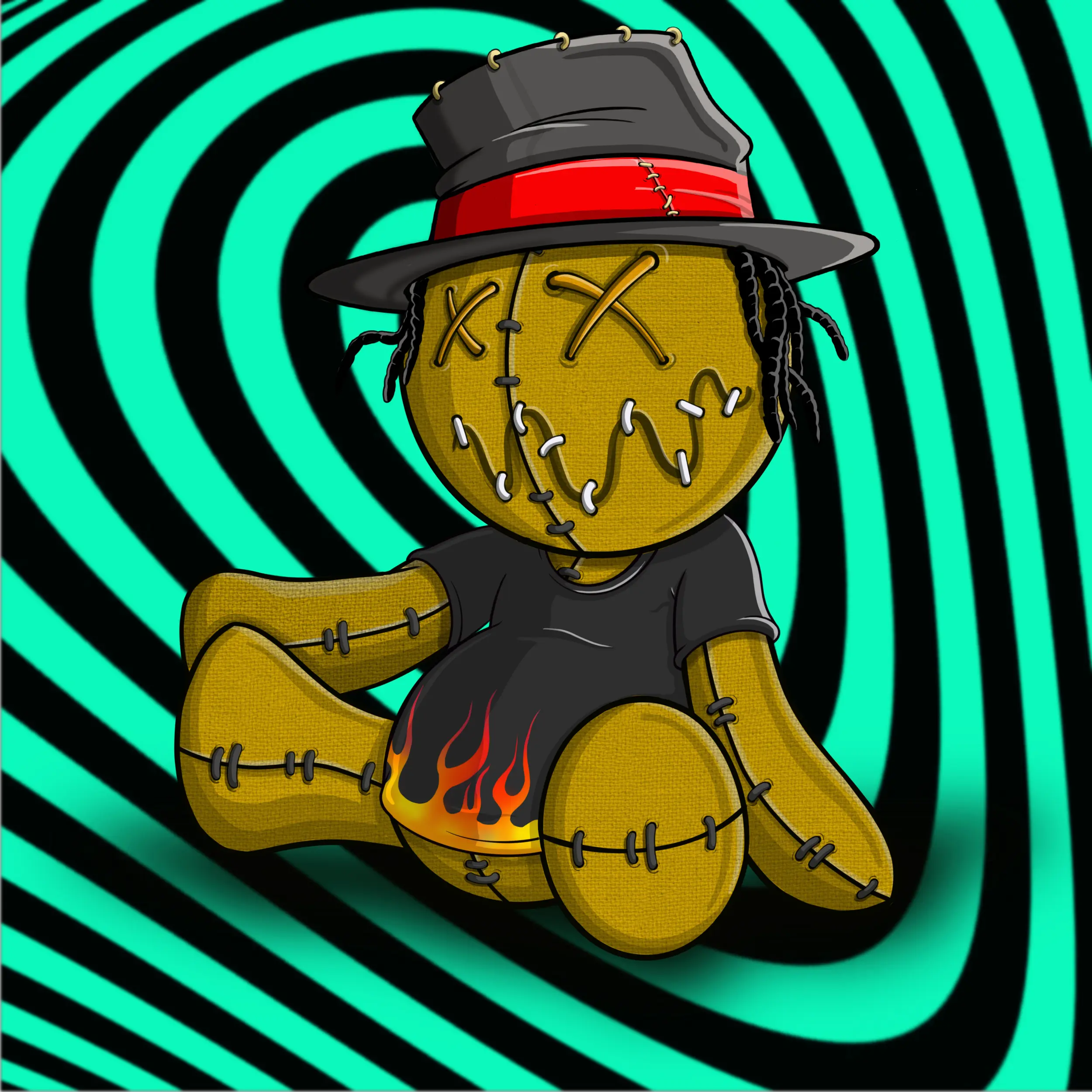 Trippy Stitch #228 NFT on Algorand