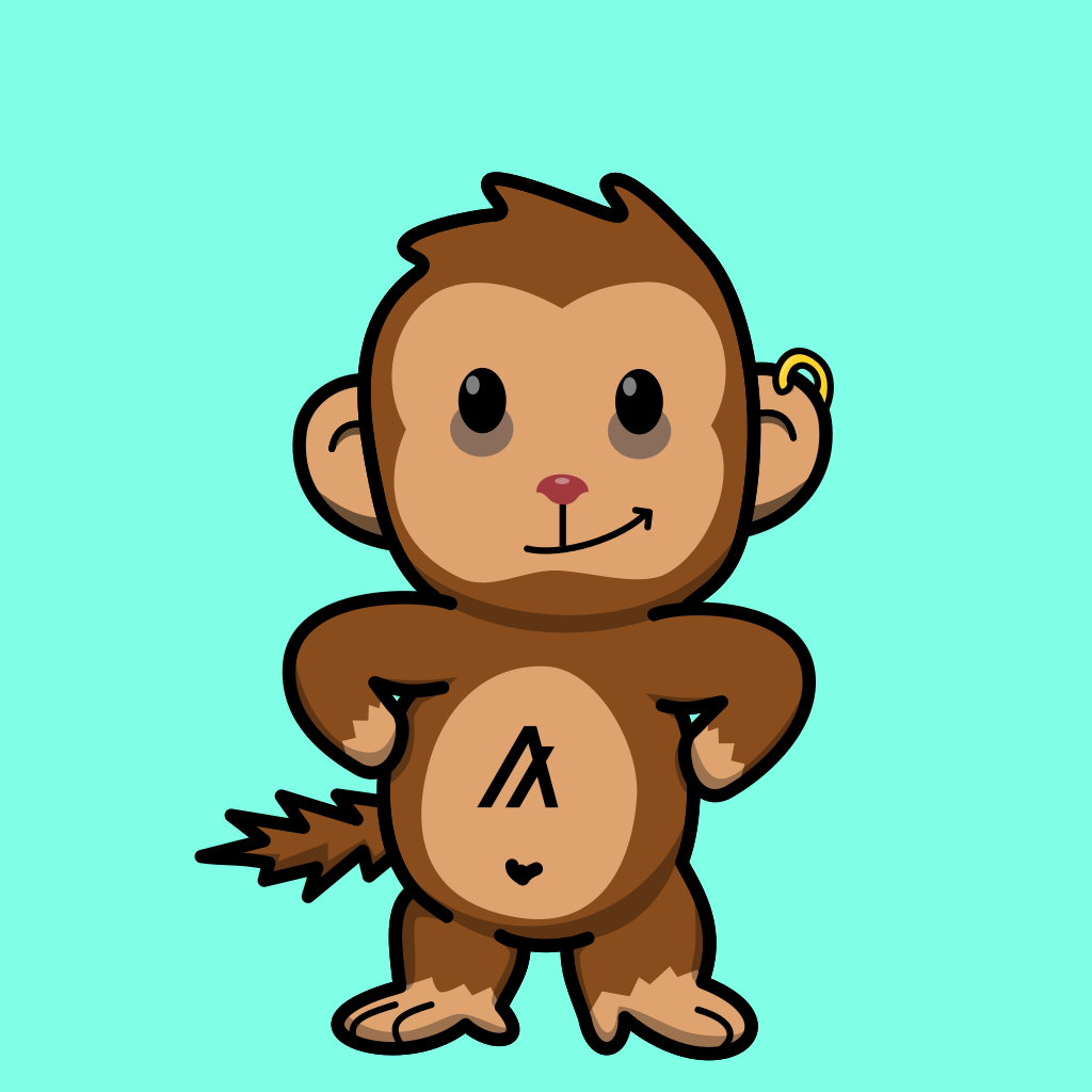 Space Monkey #38 NFT on Algorand