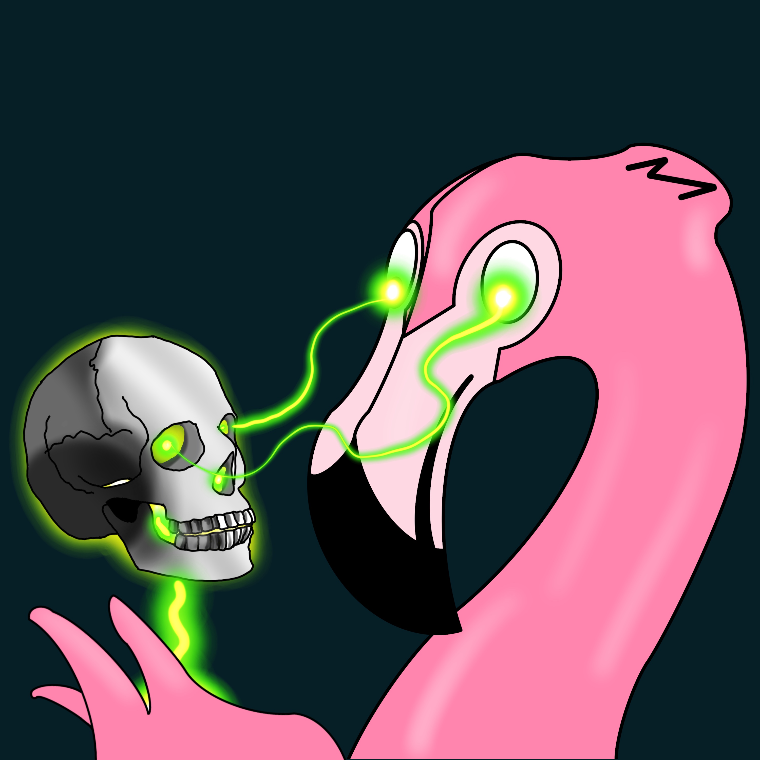 Flamingo Halloween #6 NFT on Algorand