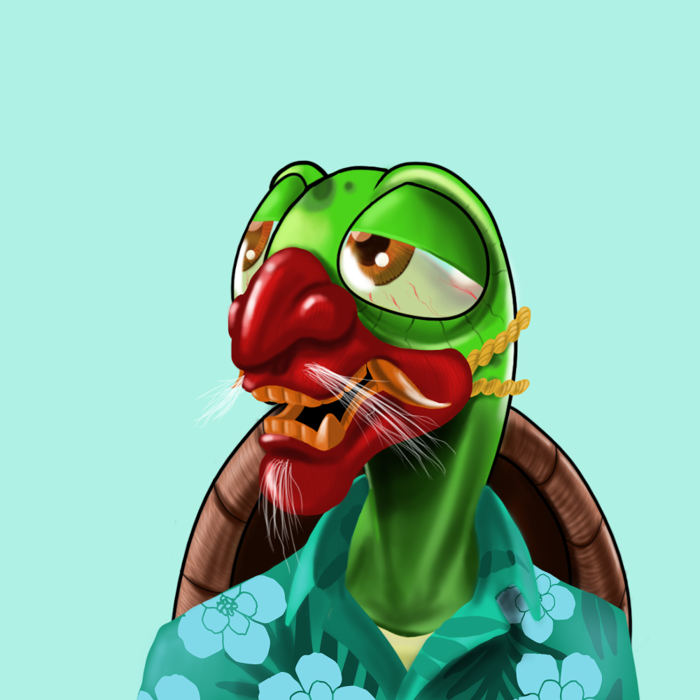 ALGOTURTLES CHILL BILL - 07 NFT on Algorand