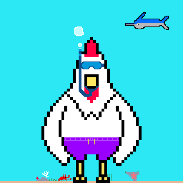 An image of Pixel Chicken #14