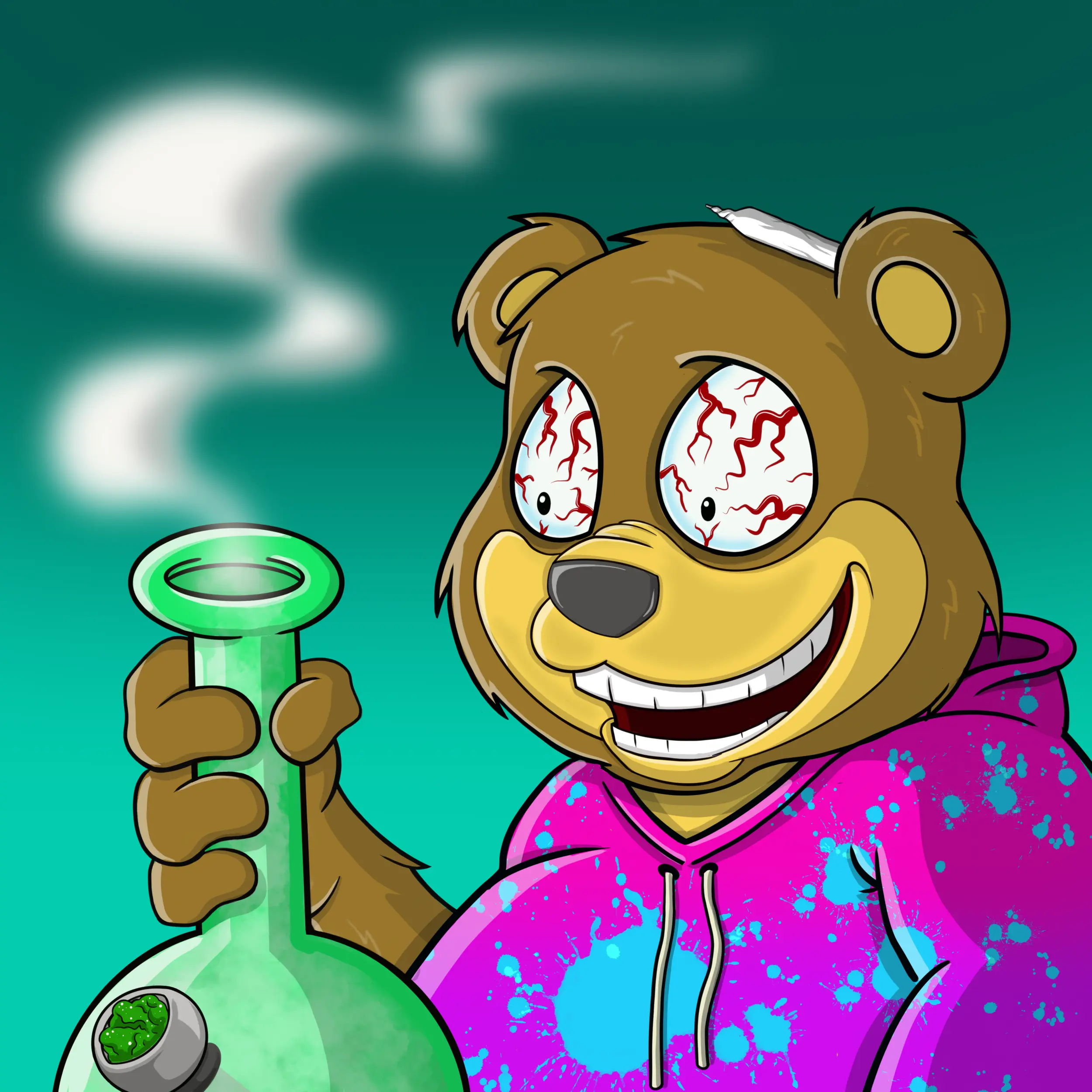 Burnin Bears #1782 NFT on Algorand