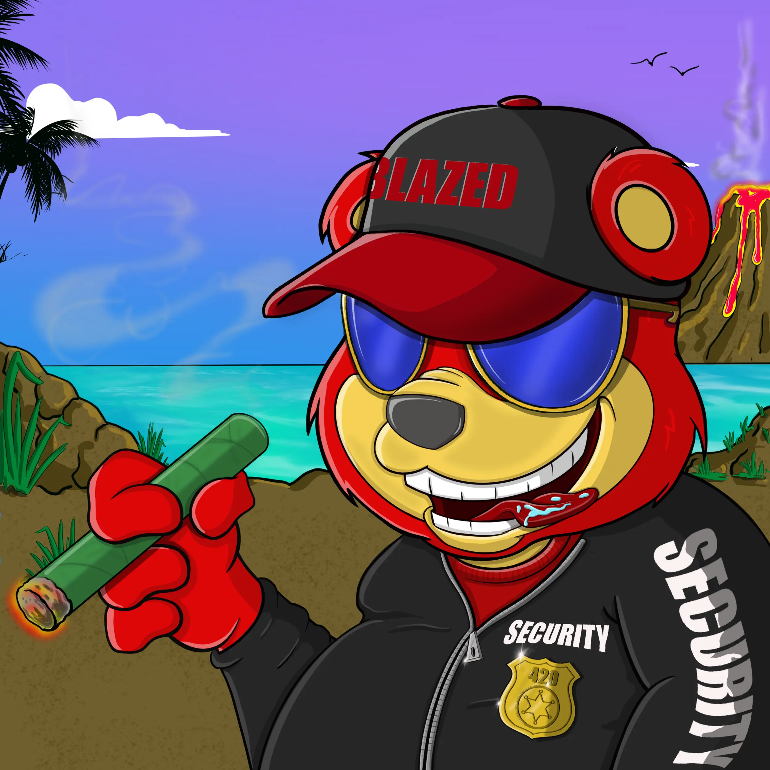 Burnin Bears #18 NFT on Algorand