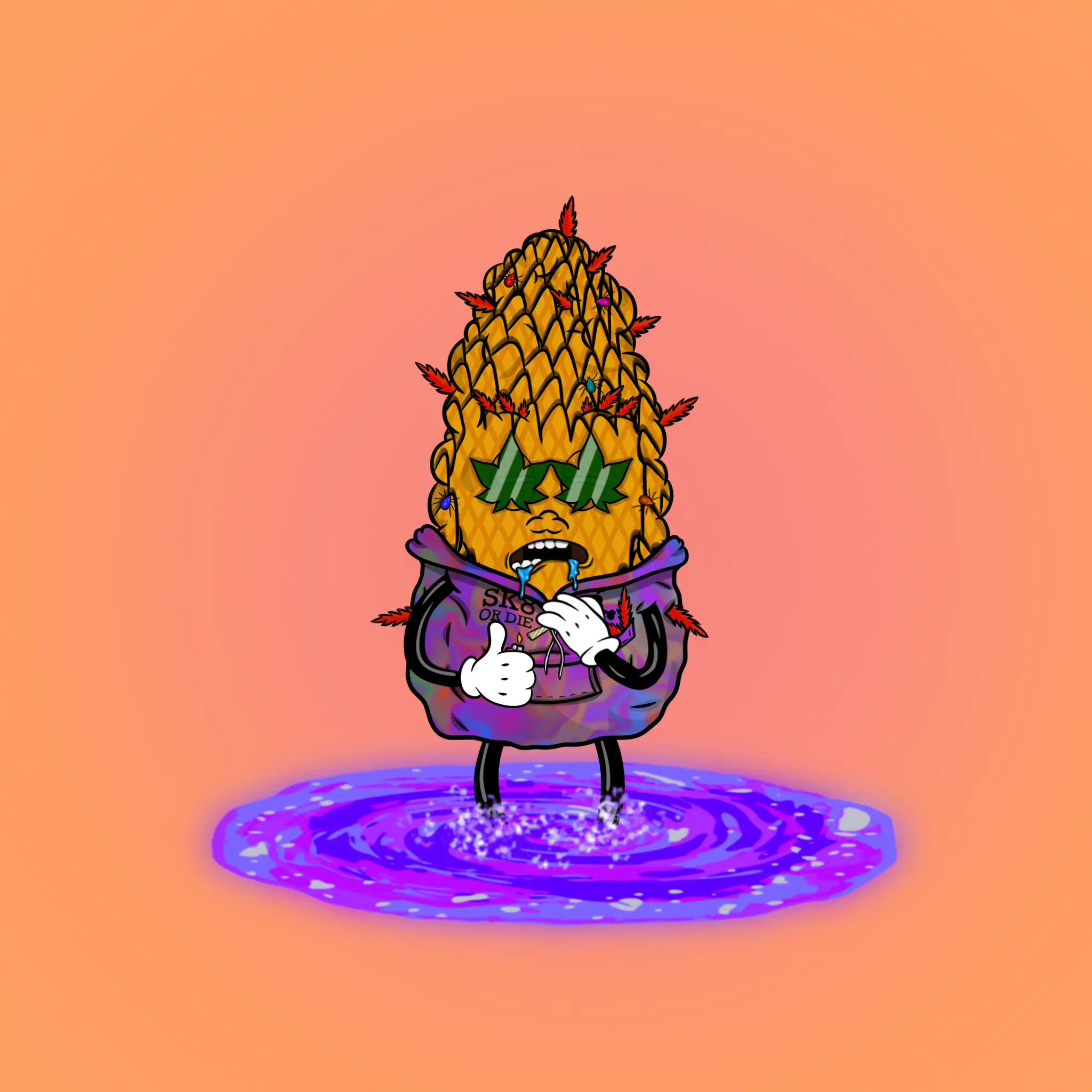 Blazing Budz #155 NFT on Algorand