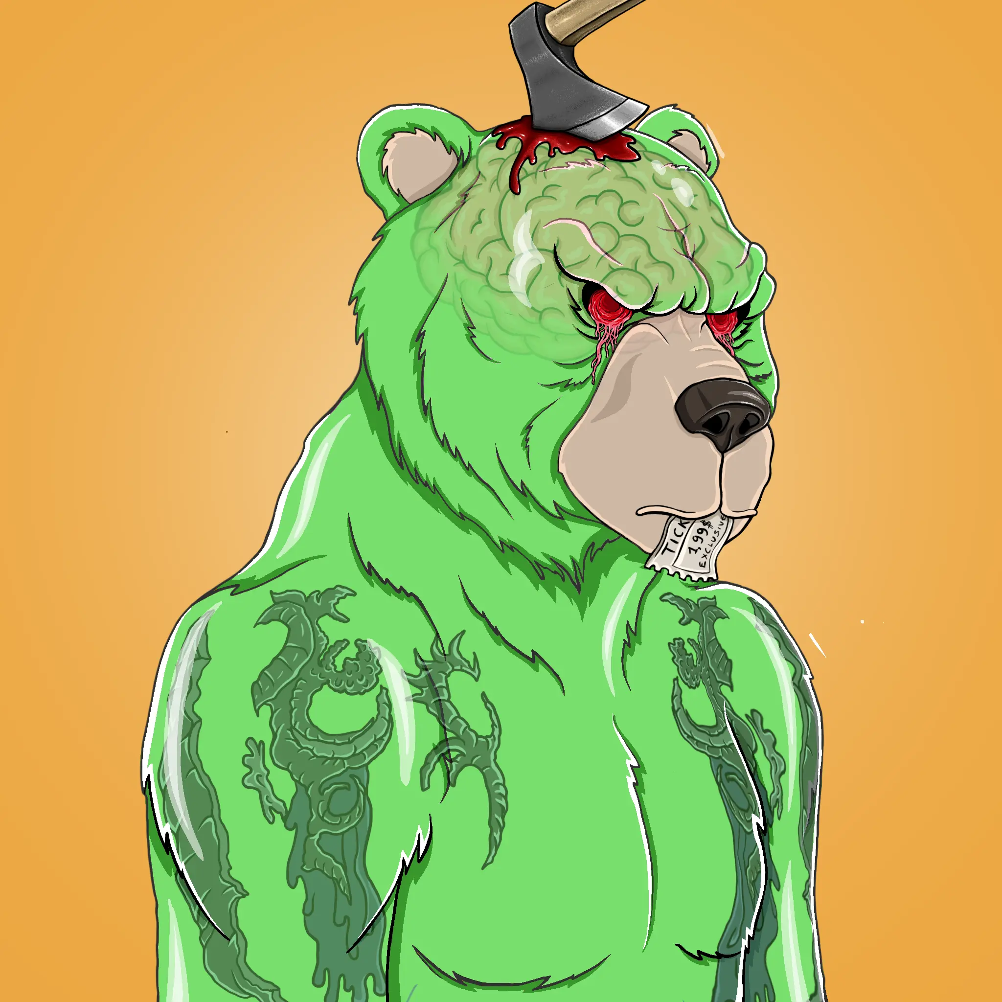 Mad Bears #1400 NFT on Algorand