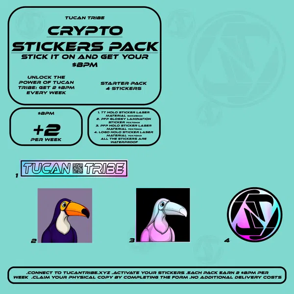 Image of Tucan Tribe Crypto Stickers  #99