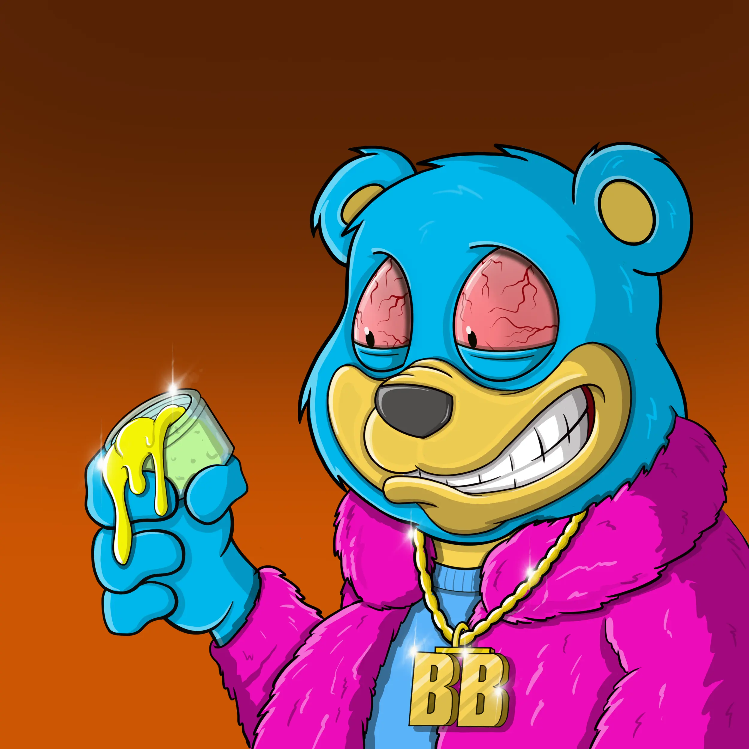 Burnin Bears #1515 NFT on Algorand
