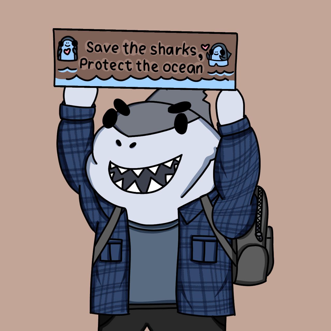AlgoShark Sharky #14 - Save NFT on Algorand