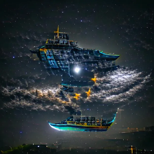 Ships Passing in the Night NFT on Algorand