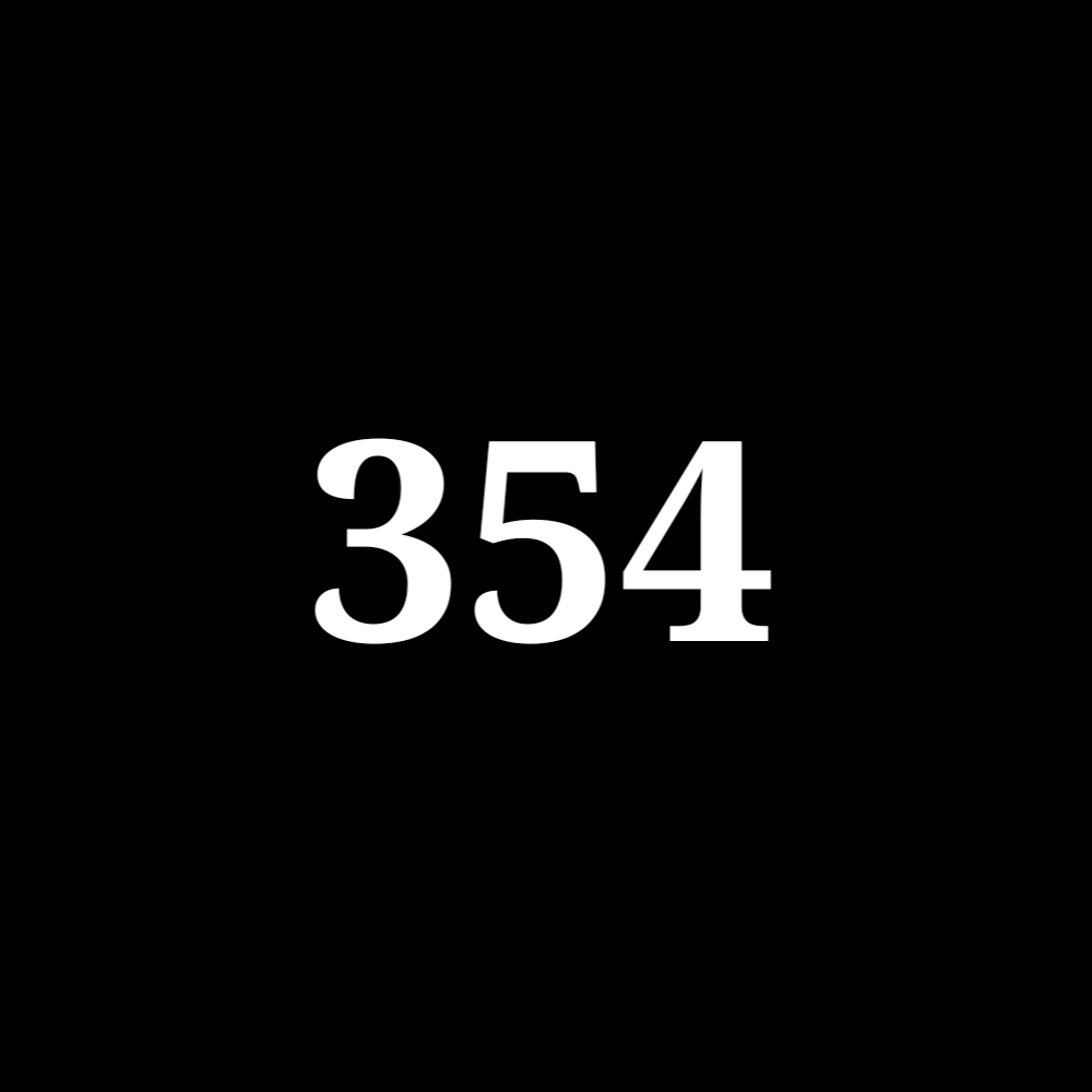 Number 354 NFT on Algorand
