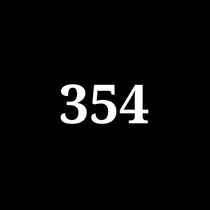 Number 354